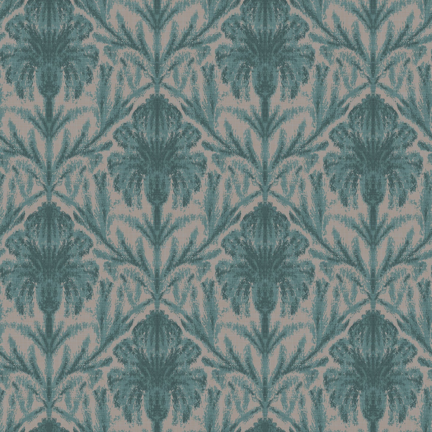 Arts & Crafts Papier peint Aqua Blues
