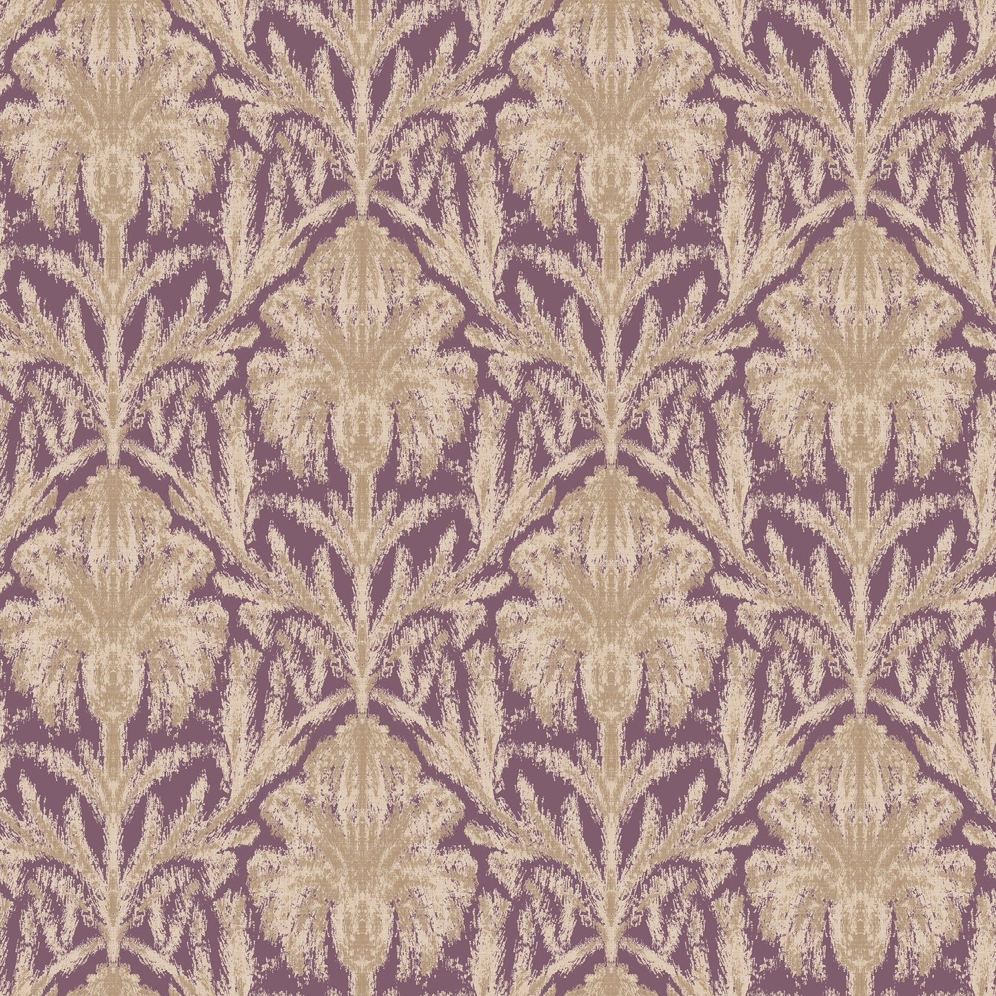 Abbotsbury Plum Wallpaper