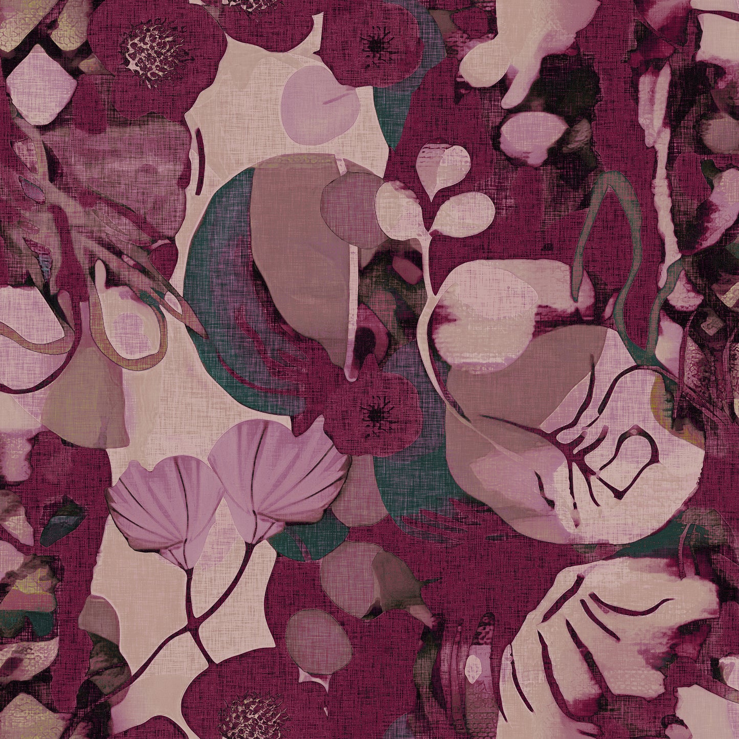 Abstract #5 Burgundy Wallpaper