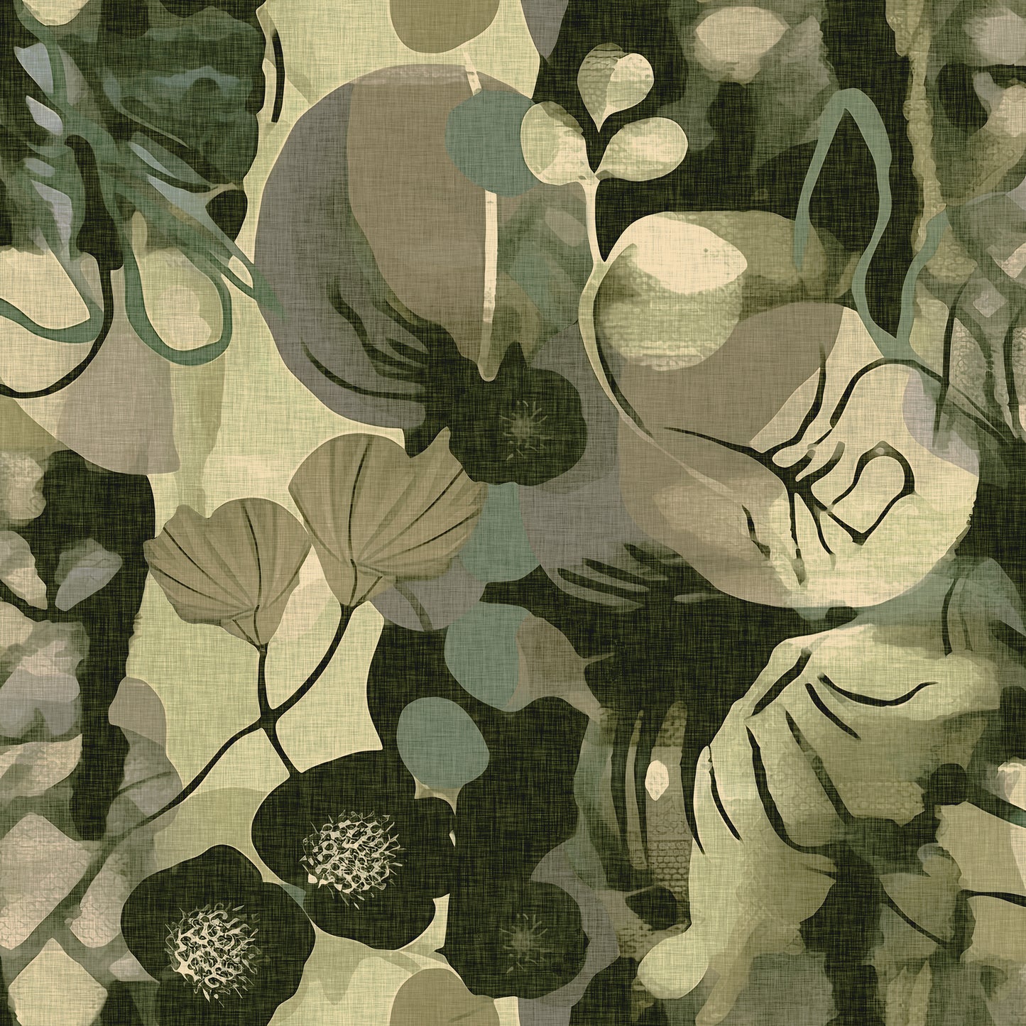 Abstract #5 Deep Jungle Wallpaper