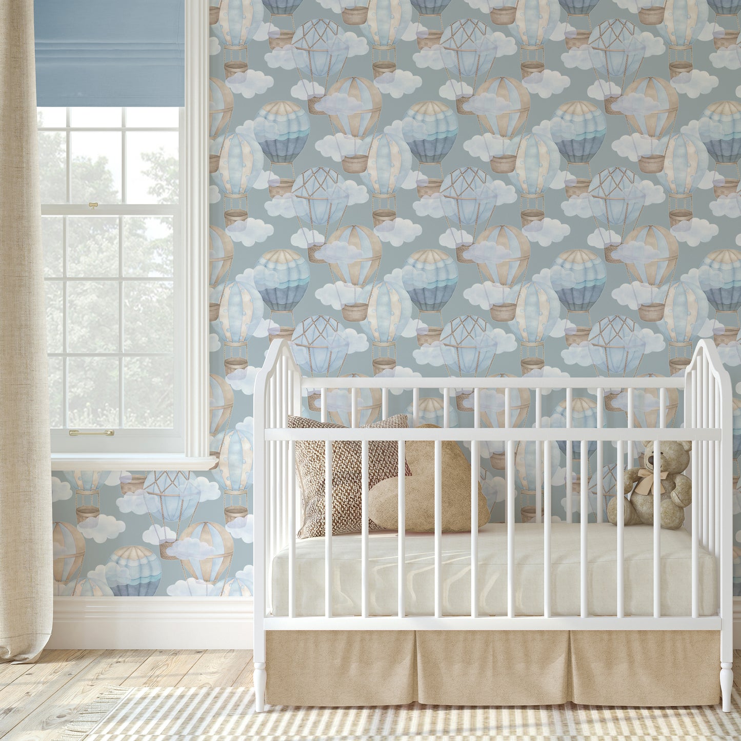Arts & Crafts Aqua Blues Tapete