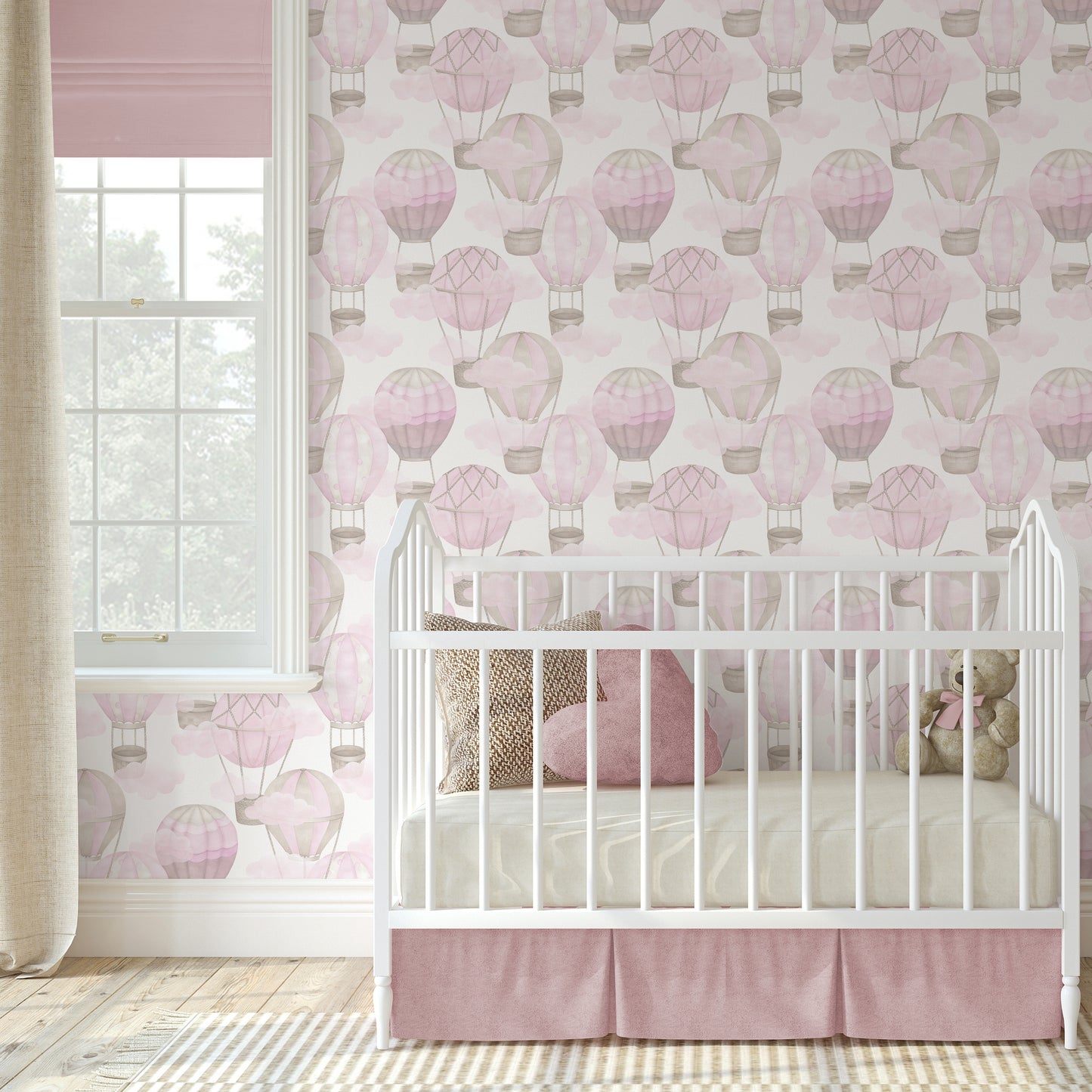 Aeronaut Soft Pinks Wallpaper
