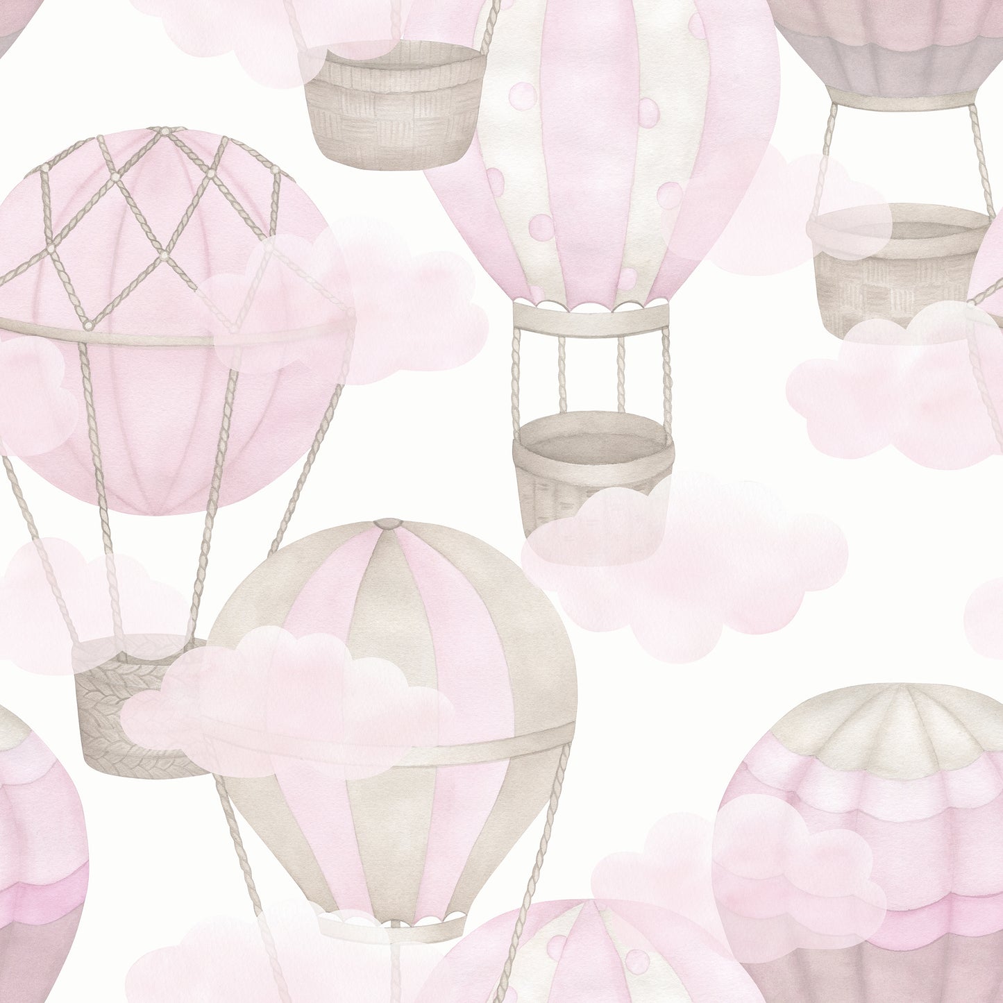 Aeronaut Soft Pinks Wallpaper