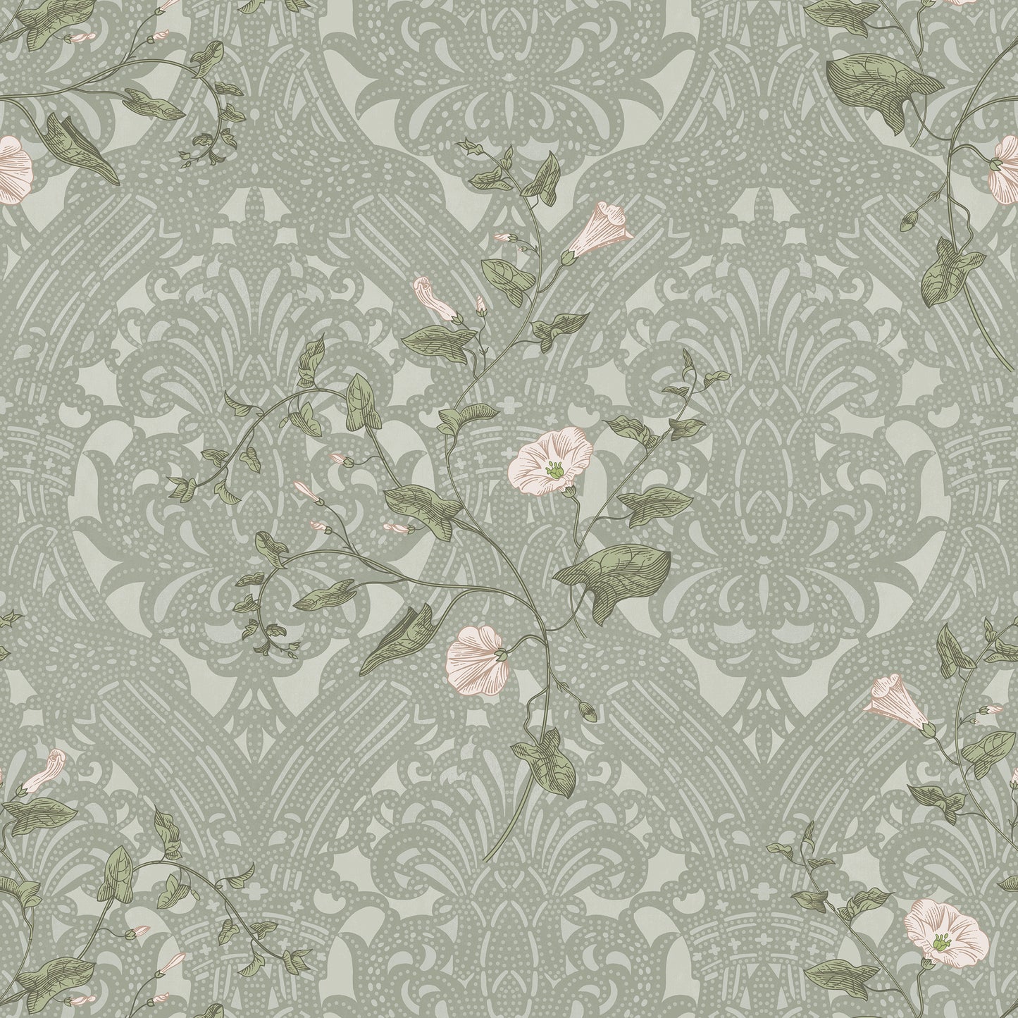 Aquitaine Lichen Wallpaper