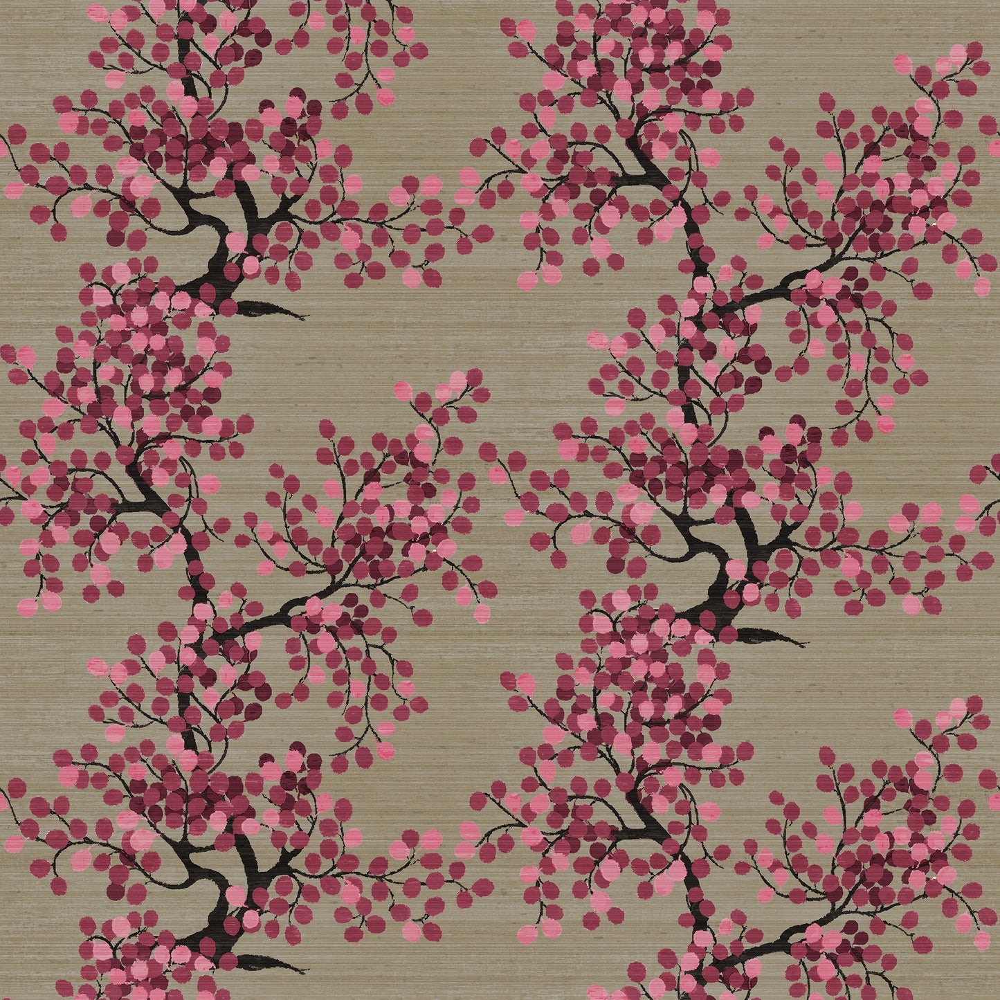 Bonsai Berry Red Wallpaper
