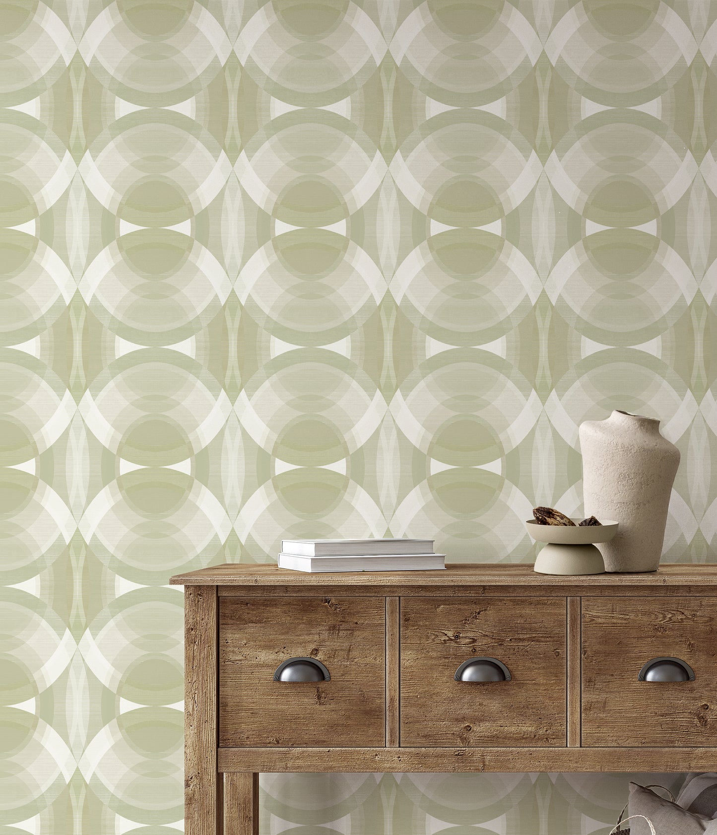 Carnaby Papier peint vert serein
