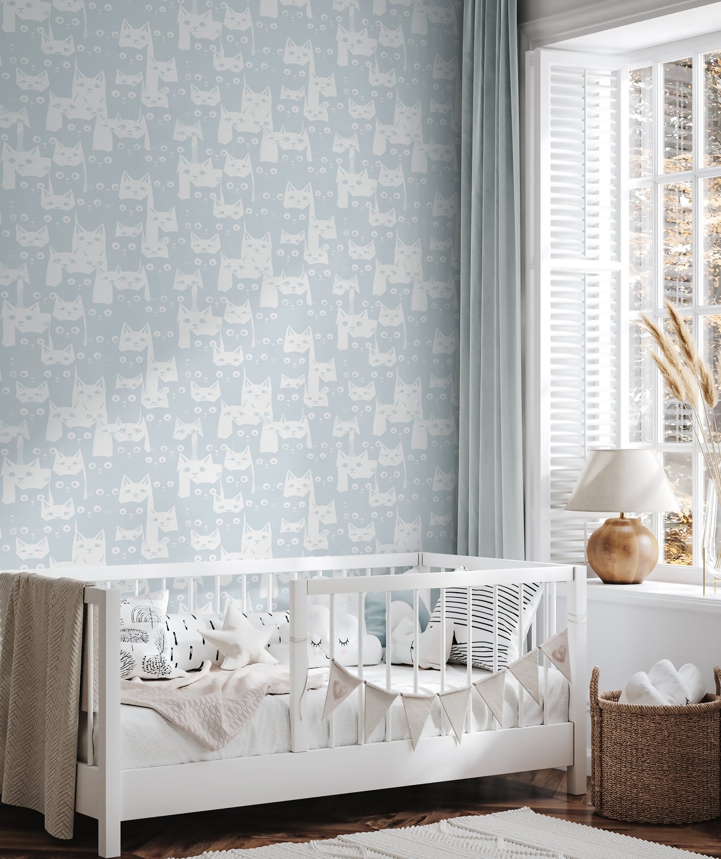 Cats Baby Blue Wallpaper