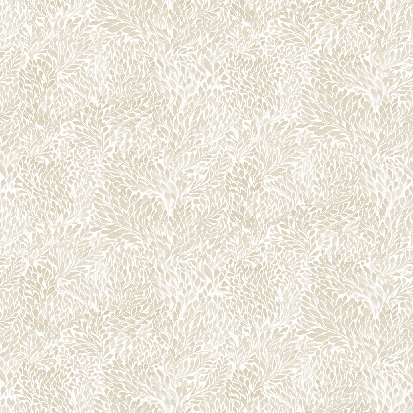 Coral Reef Beige Wallpaper