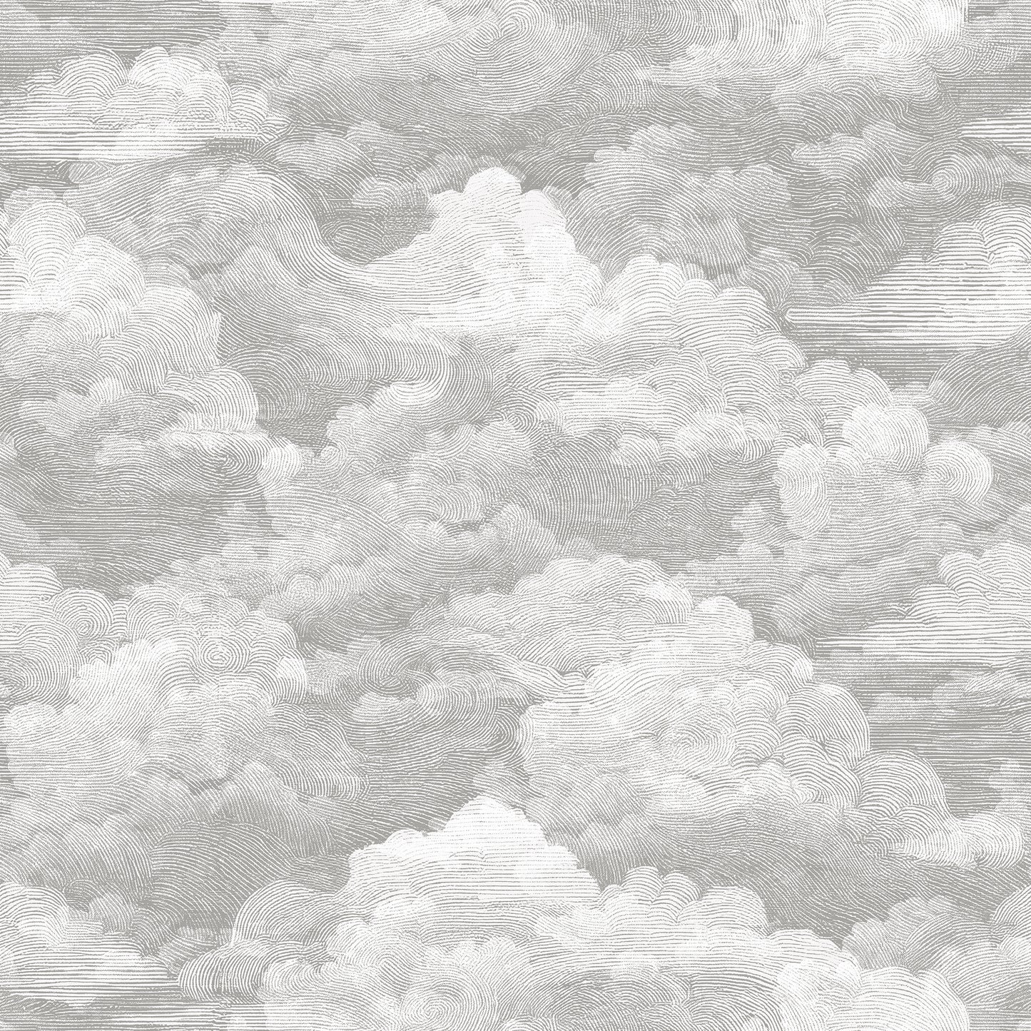 Cumulus Pewter Wallpaper