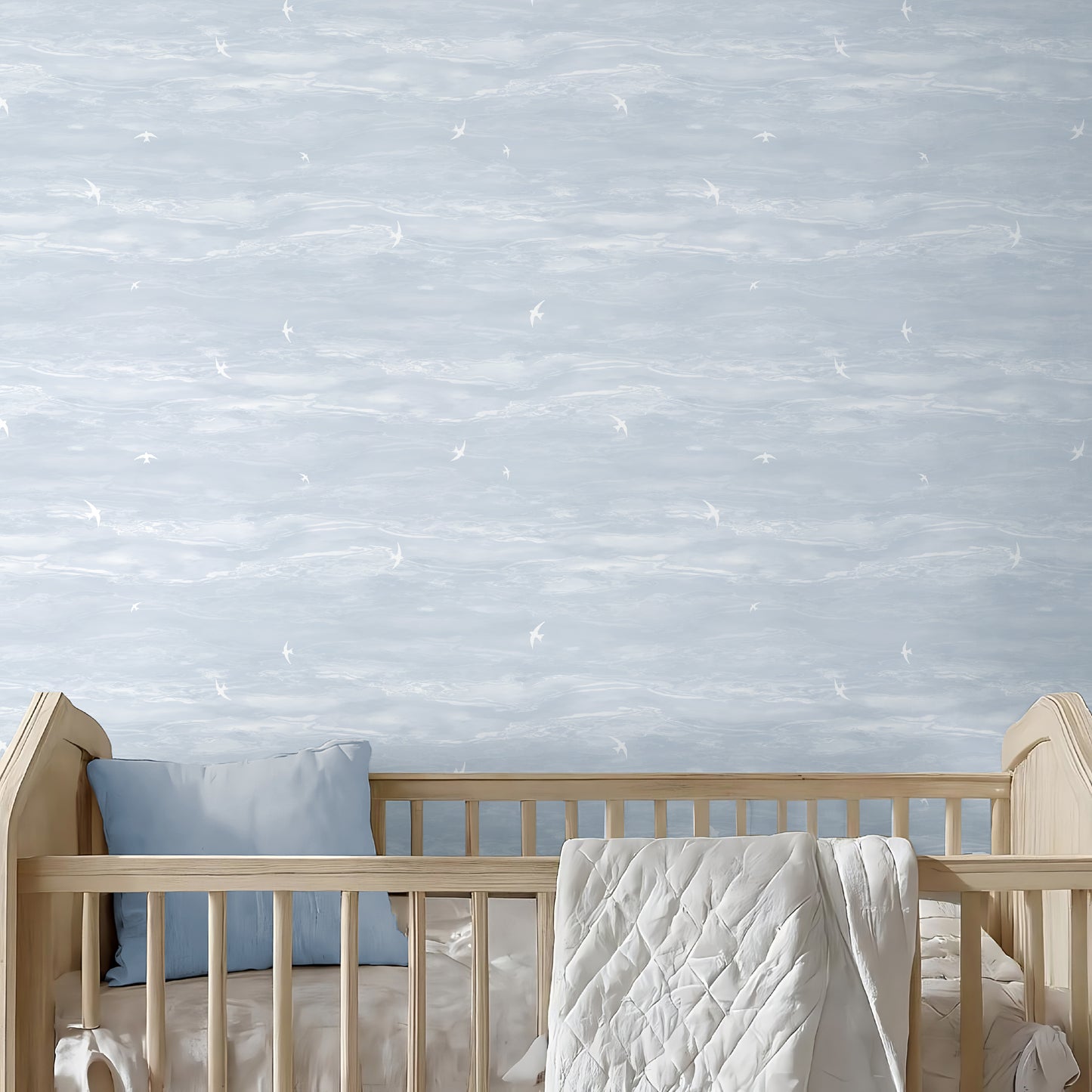 Dreaming Of Swifts Sky Blue Wallpaper