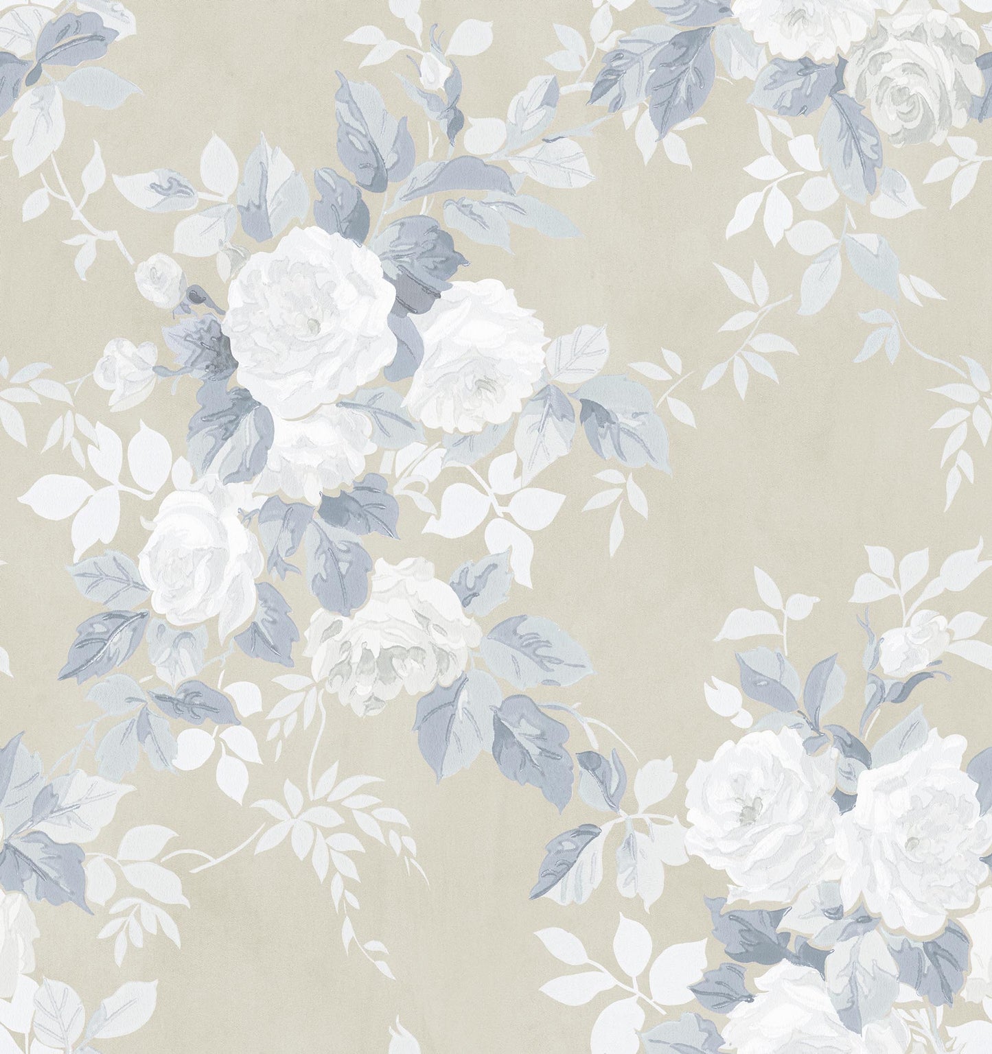 Rambler Faded Blue Wallpaper