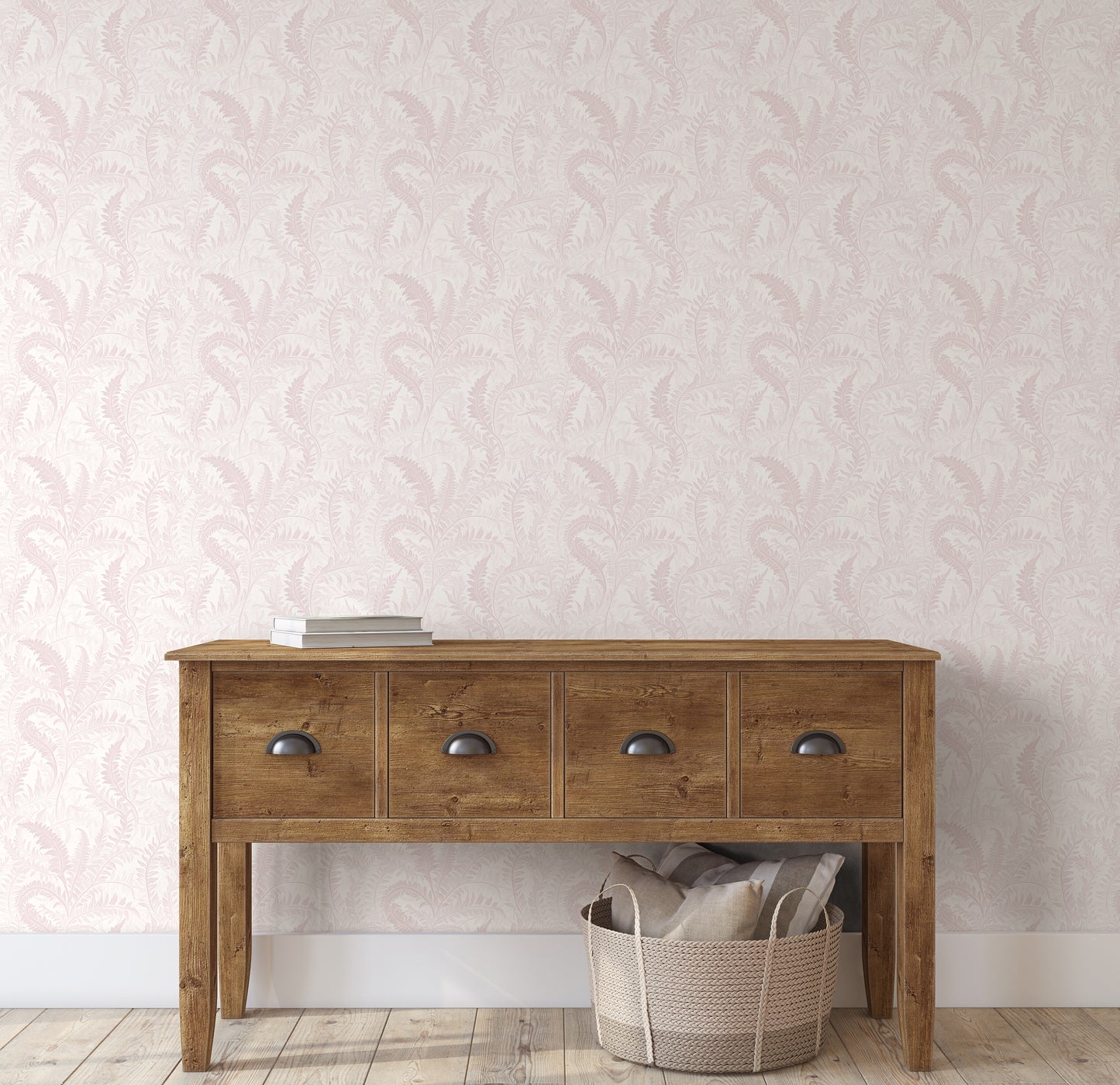 Fernery Mist Pink Tapete