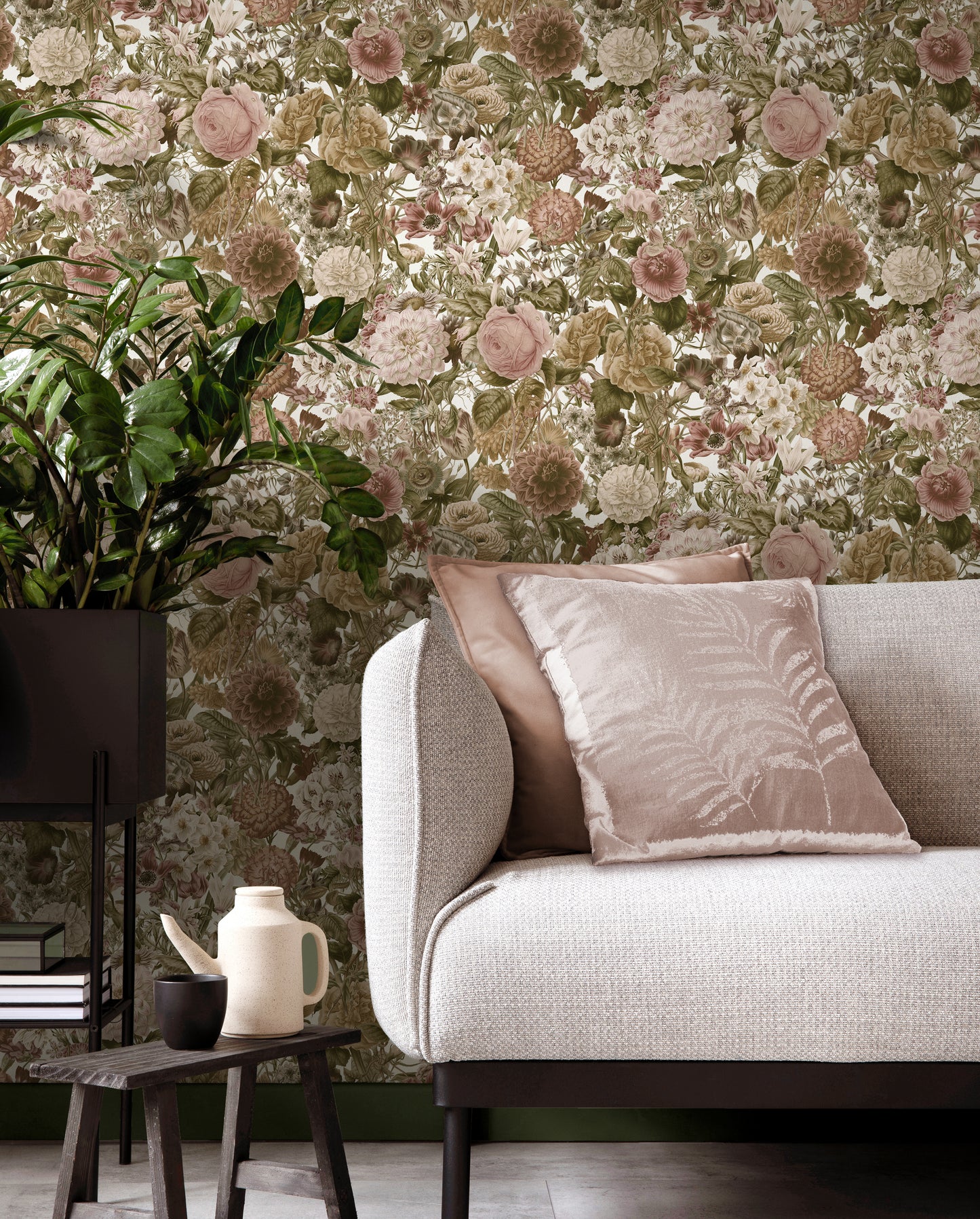 Papier Peint Floribunda Antique