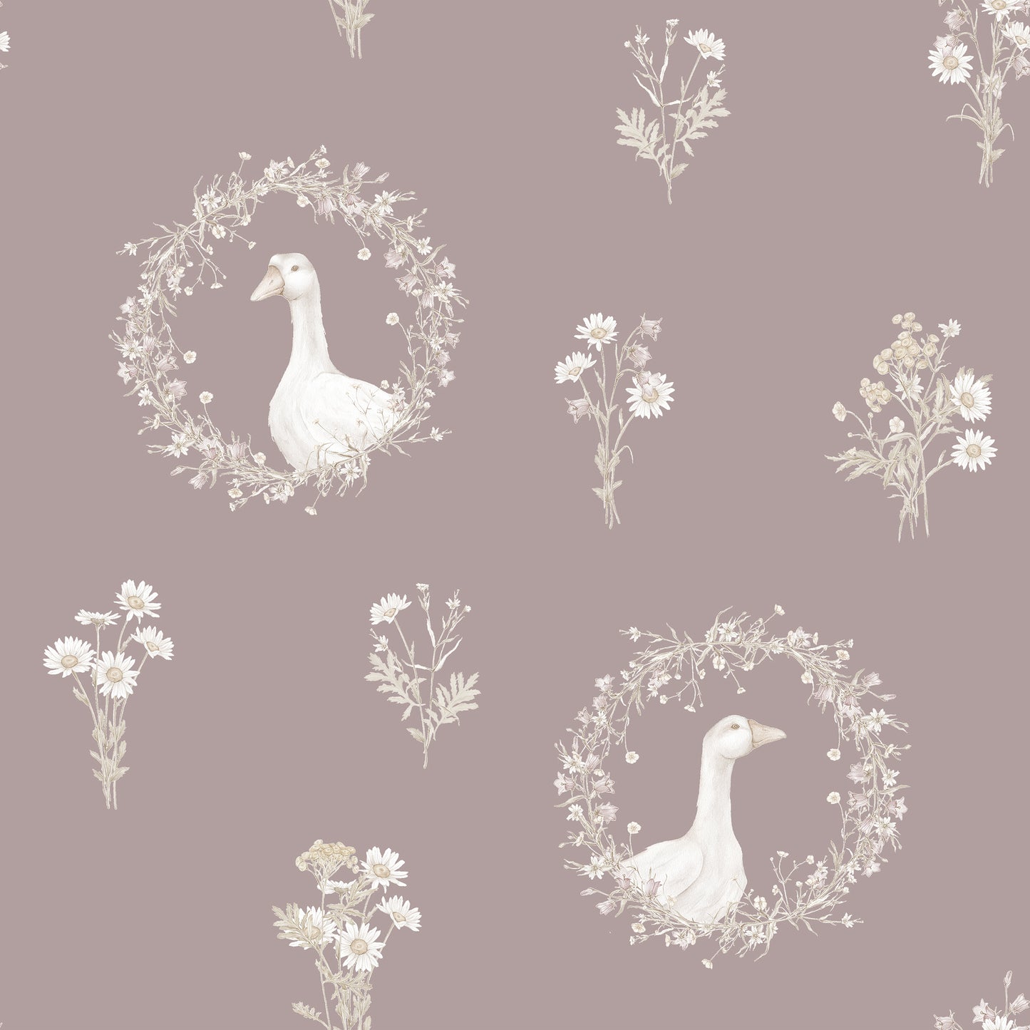 Arts & Crafts Papier peint Aqua Blues