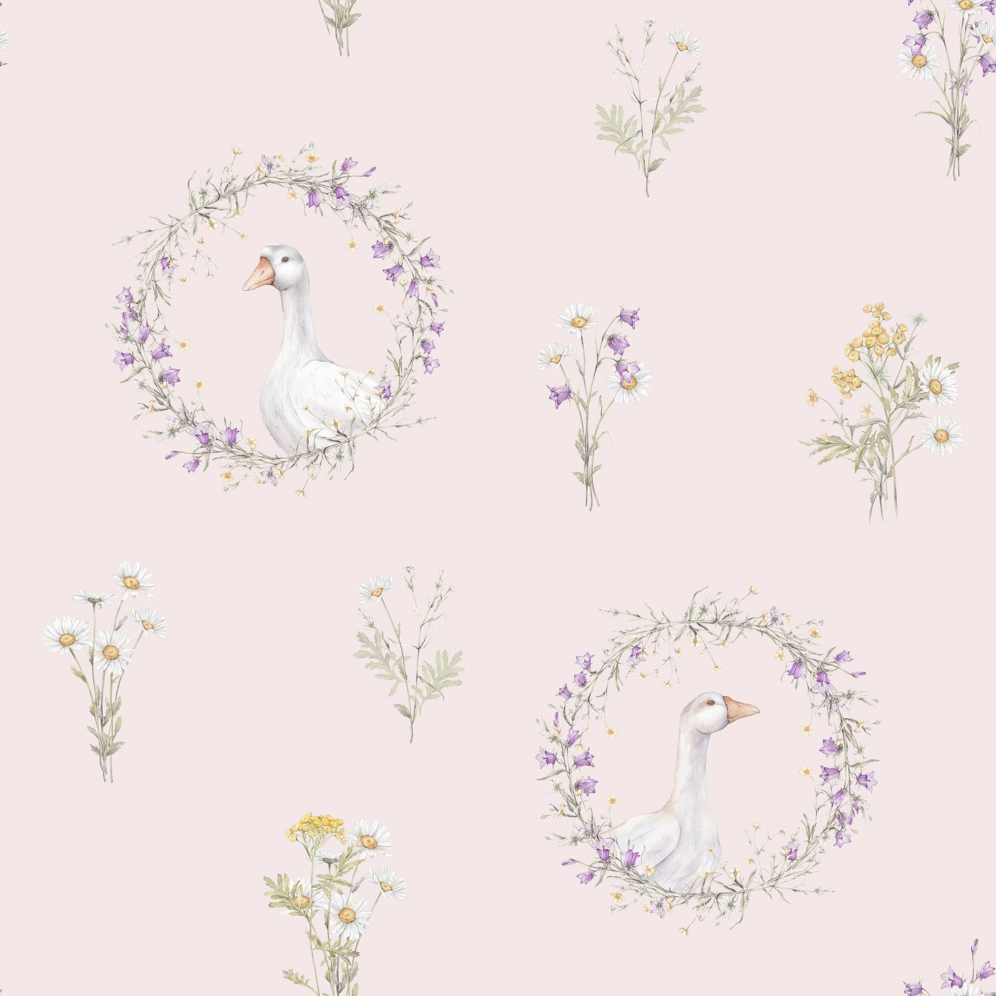 Arts & Crafts Papier peint Aqua Blues