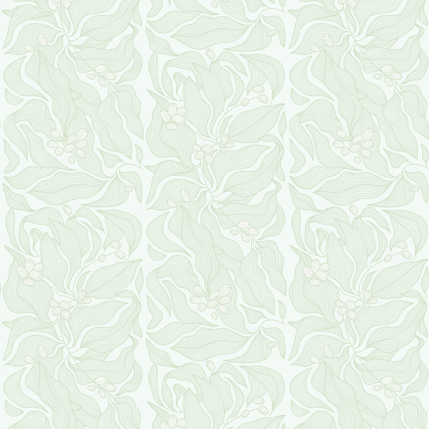 Arts & Crafts Papier peint Aqua Blues