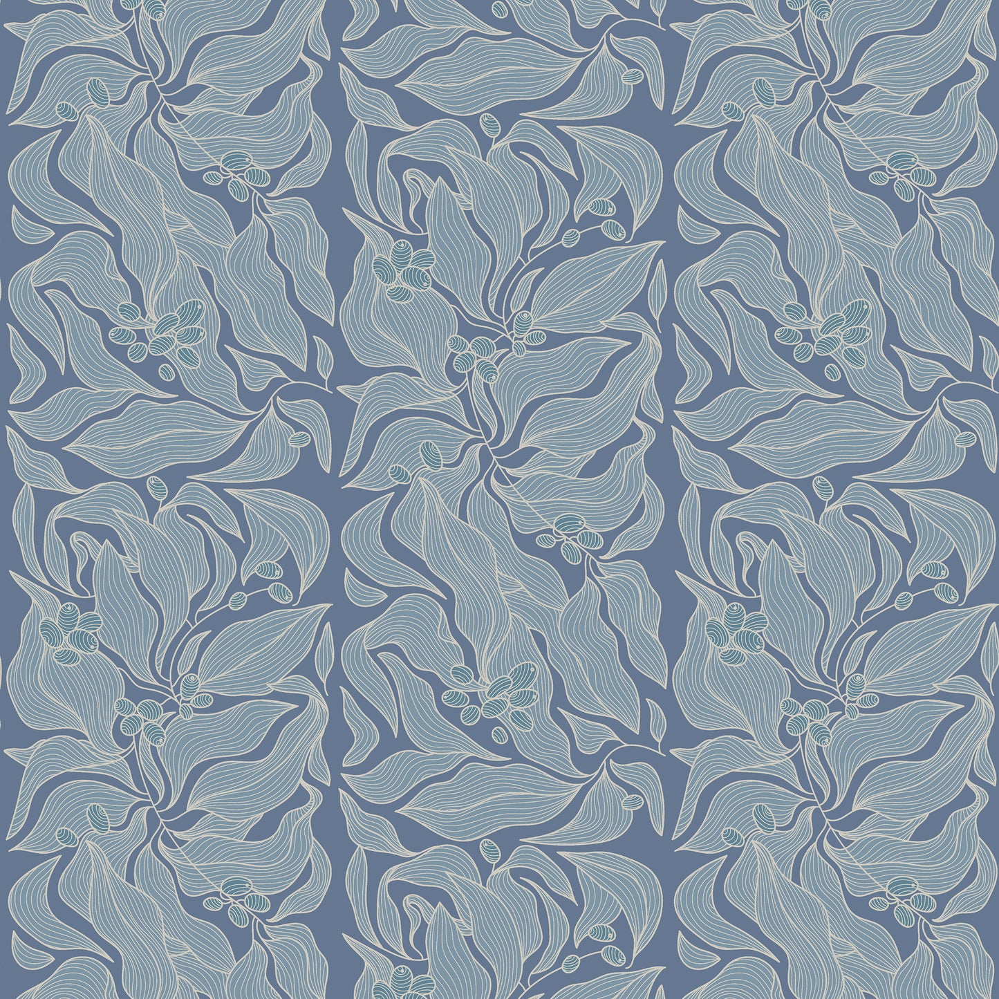 Arts & Crafts Aqua Blues Tapete