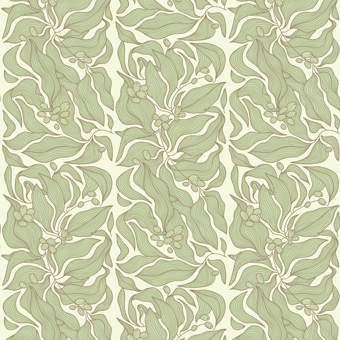 Arts & Crafts Papier peint Aqua Blues