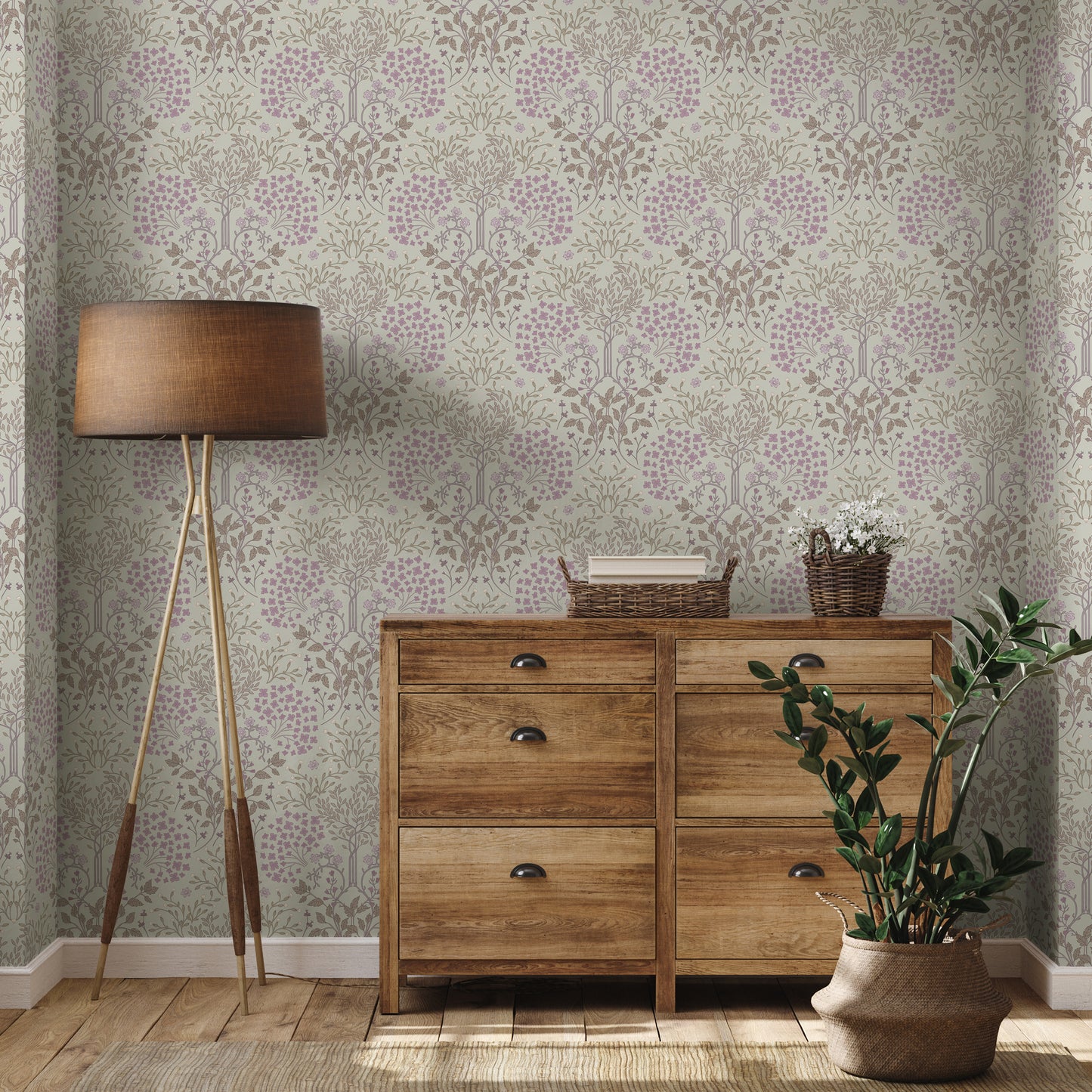 Kelmscott Heather Wallpaper