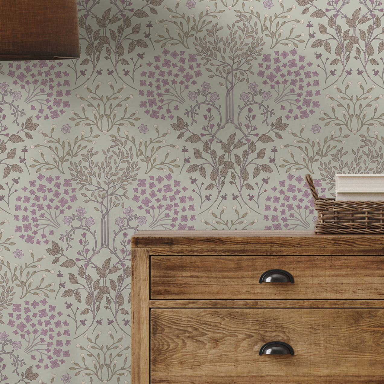 Kelmscott Heather Wallpaper