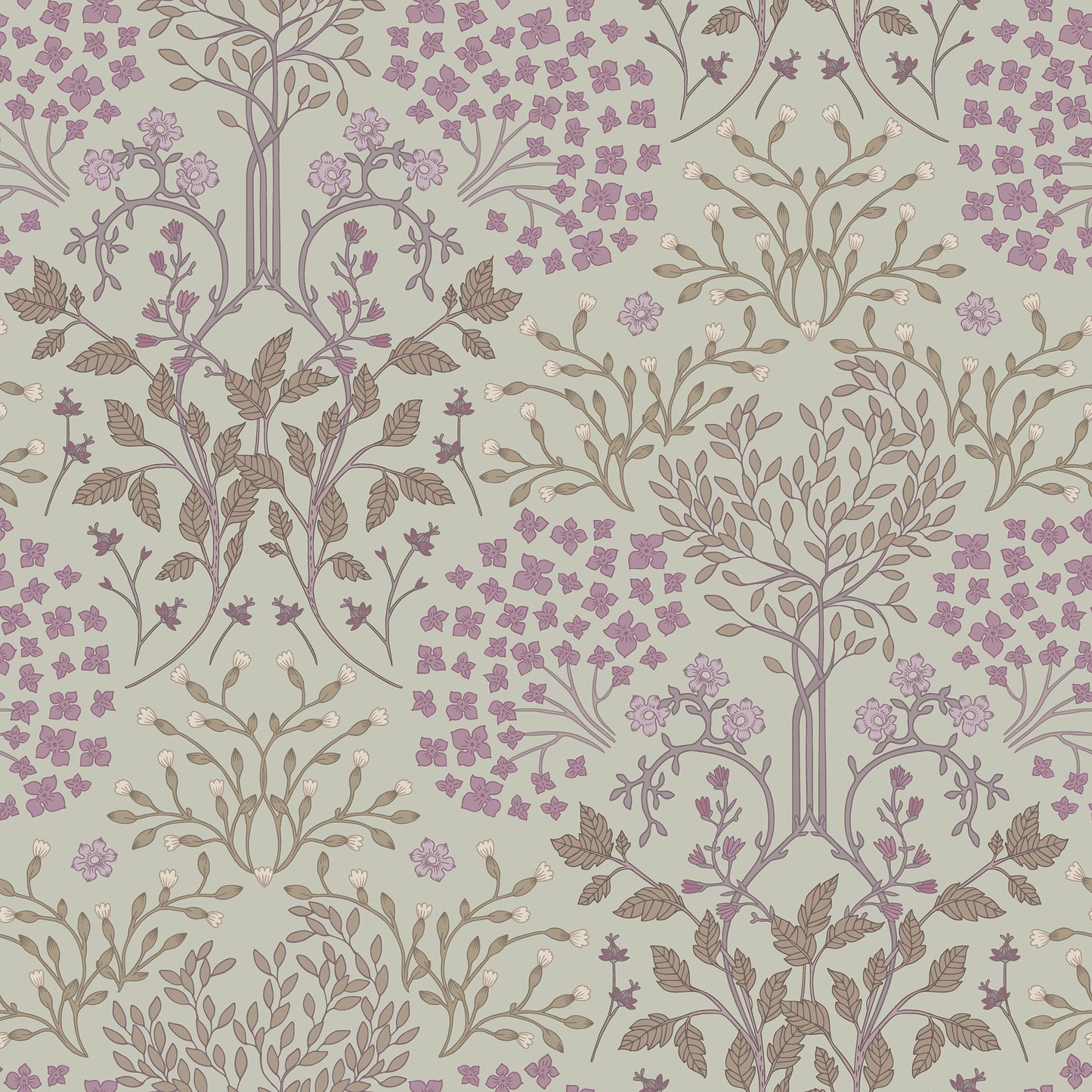 Kelmscott Heather Wallpaper