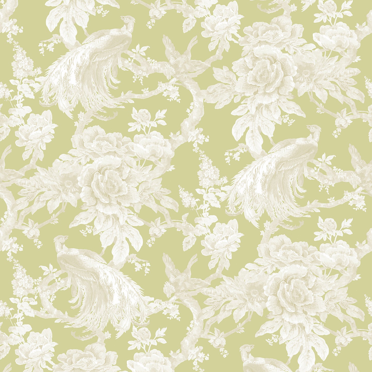 Arts & Crafts Papier peint Aqua Blues