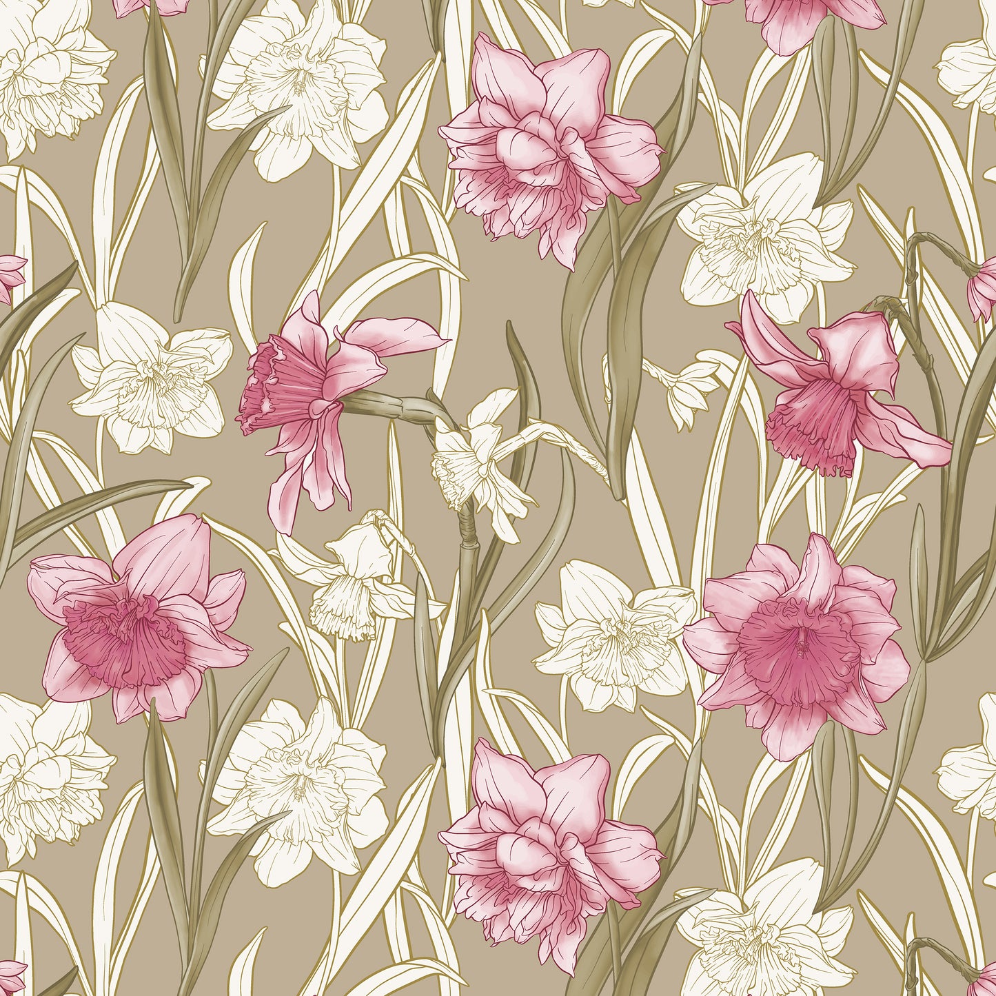 Arts & Crafts Papier peint Aqua Blues