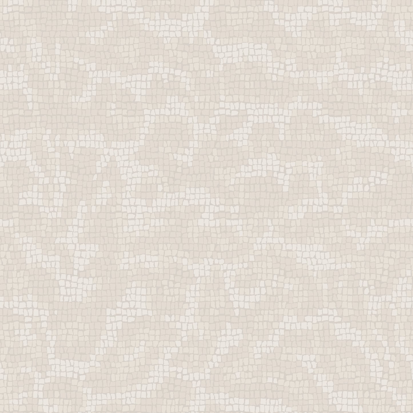 Ocelot Mosaic Bleached Bone Wallpaper
