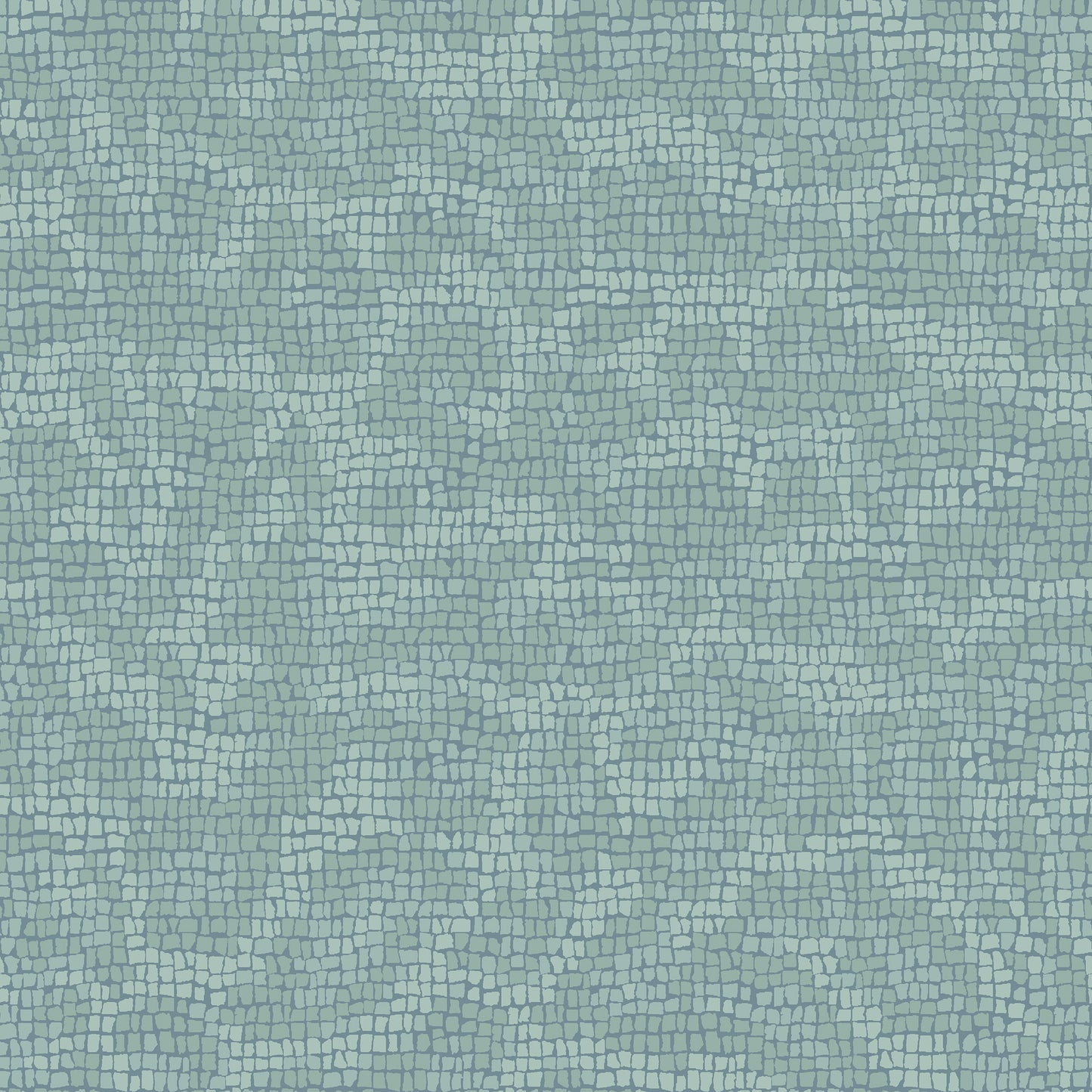 Ocelot Mosaic Teal Wallpaper