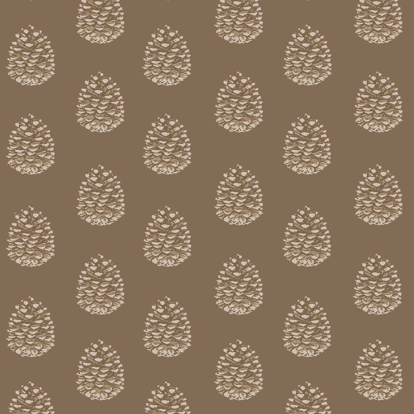 Pine Cones Chocolate Wallpaper