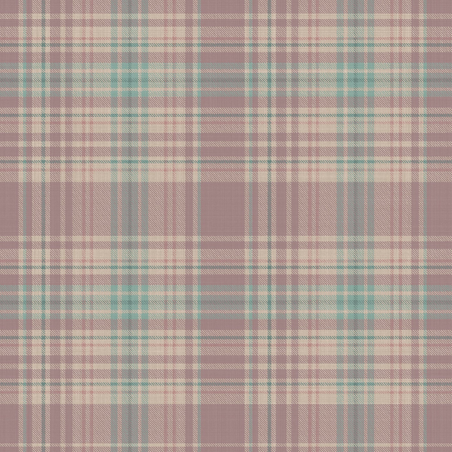 Plaid Pinks & Teal Wallpaper