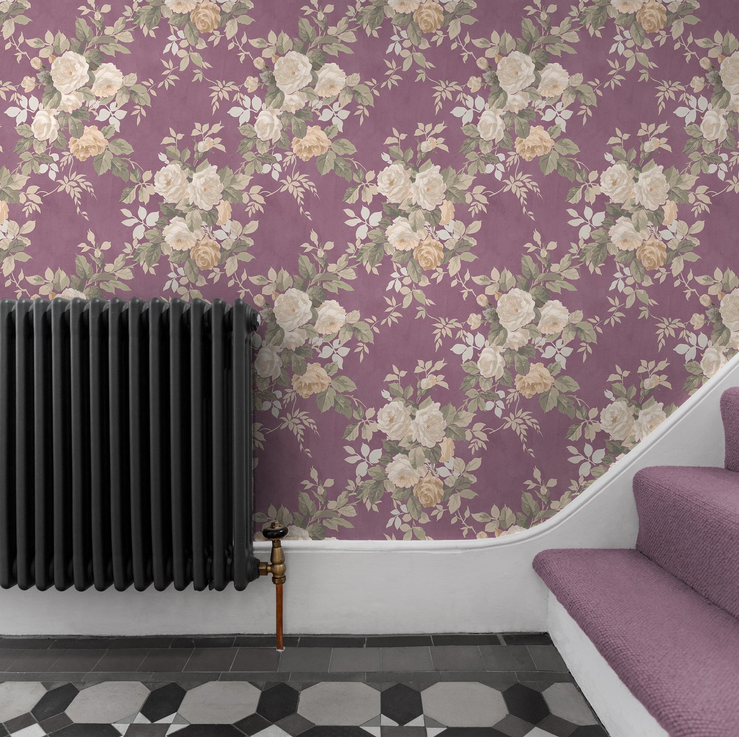 Rambler Plum Wallpaper