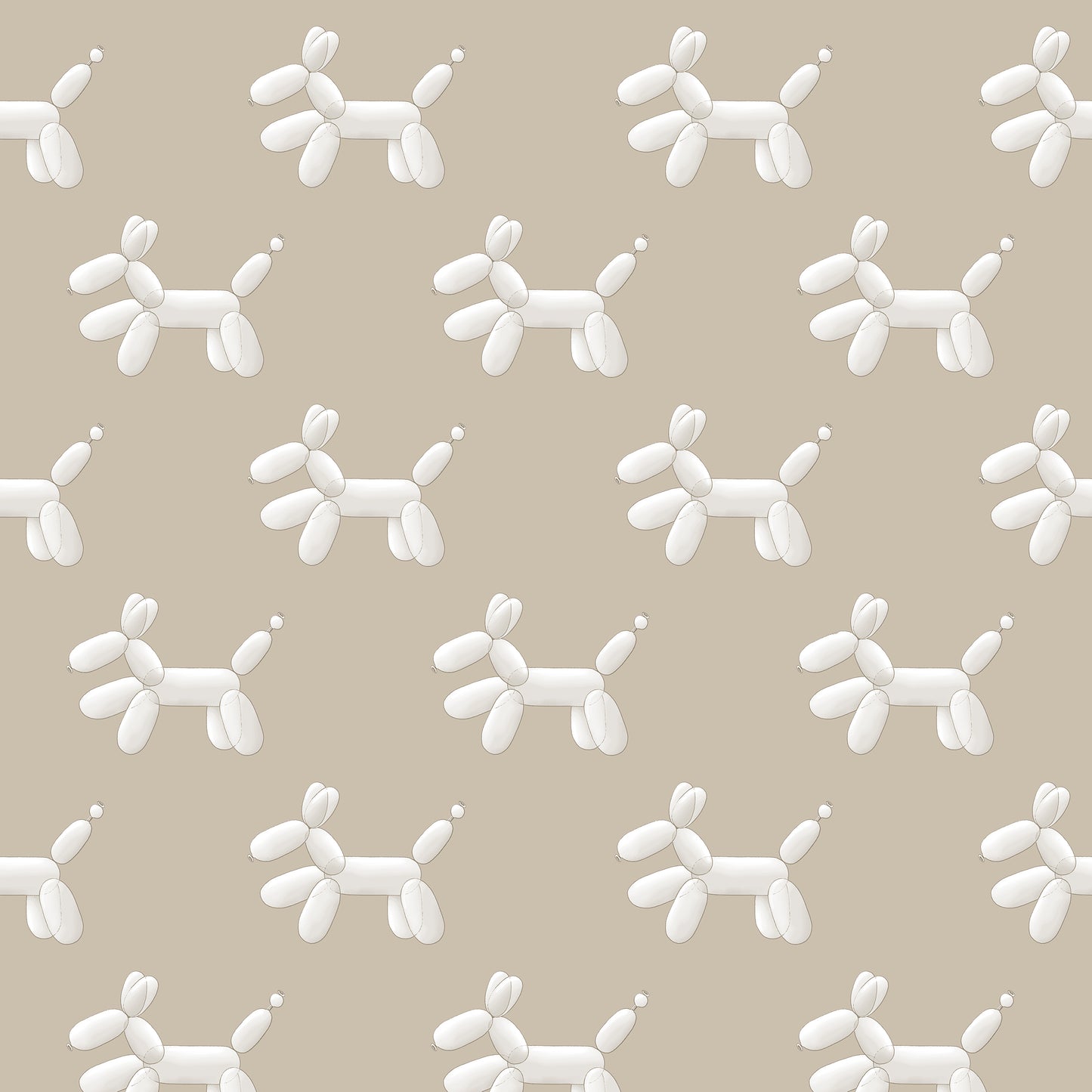 Pop The Dog Rusk Beige Wallpaper