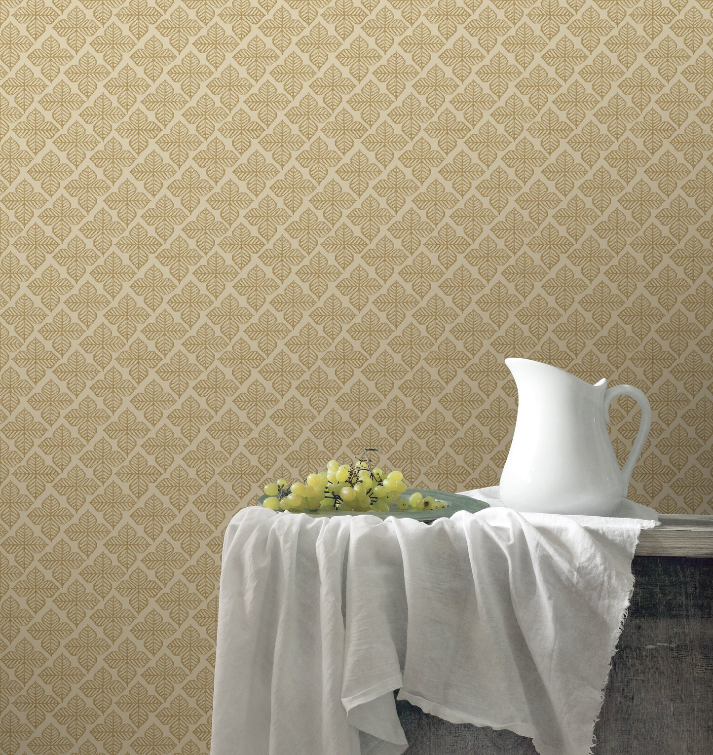 Quattro French Mustard Wallpaper