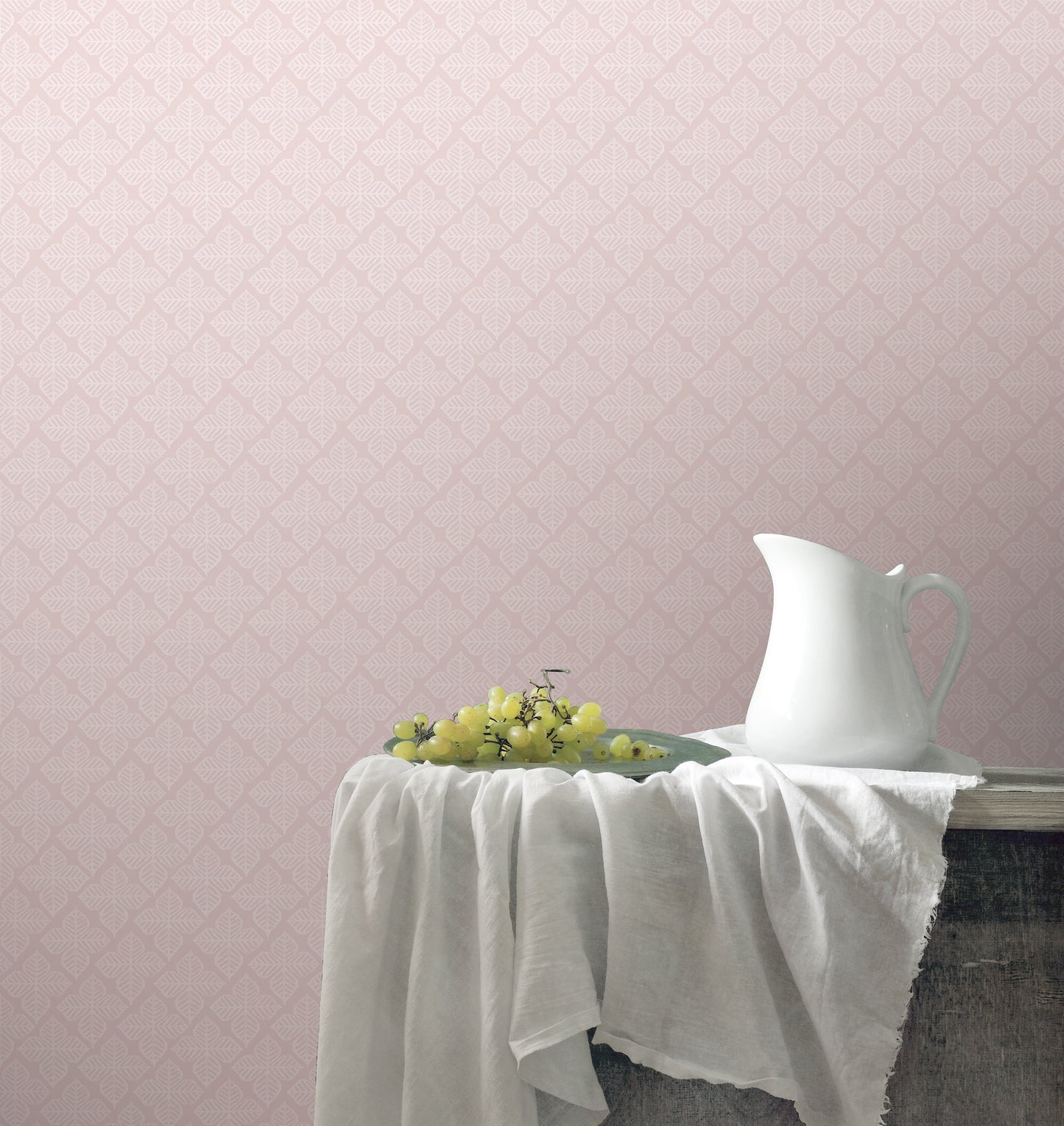 Papier Peint Quattro Rose Poudré