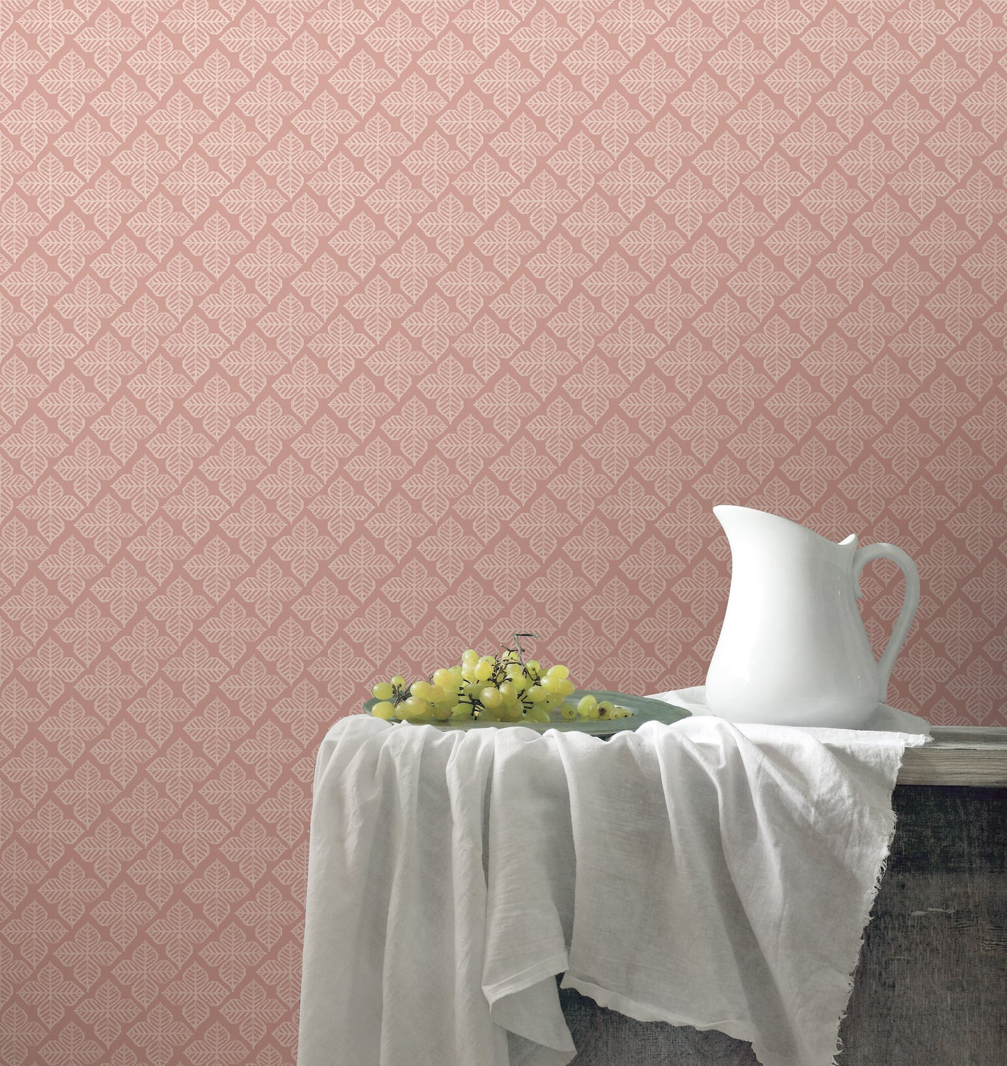 Quattro Tuscan Pink Wallpaper