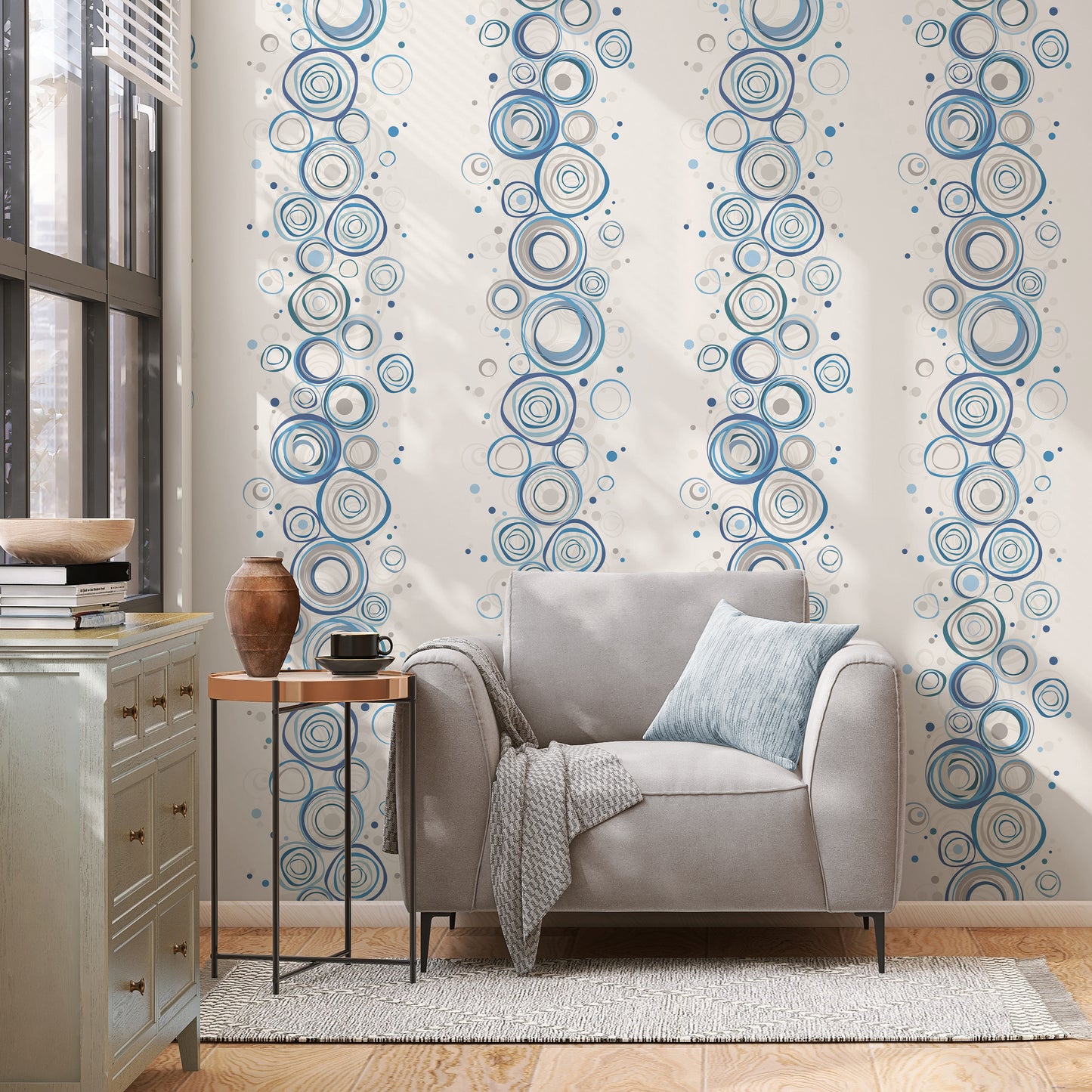 Roulade Beach Hut Wallpaper
