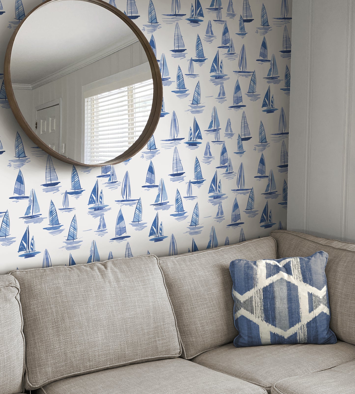 Arts & Crafts Aqua Blues Tapete