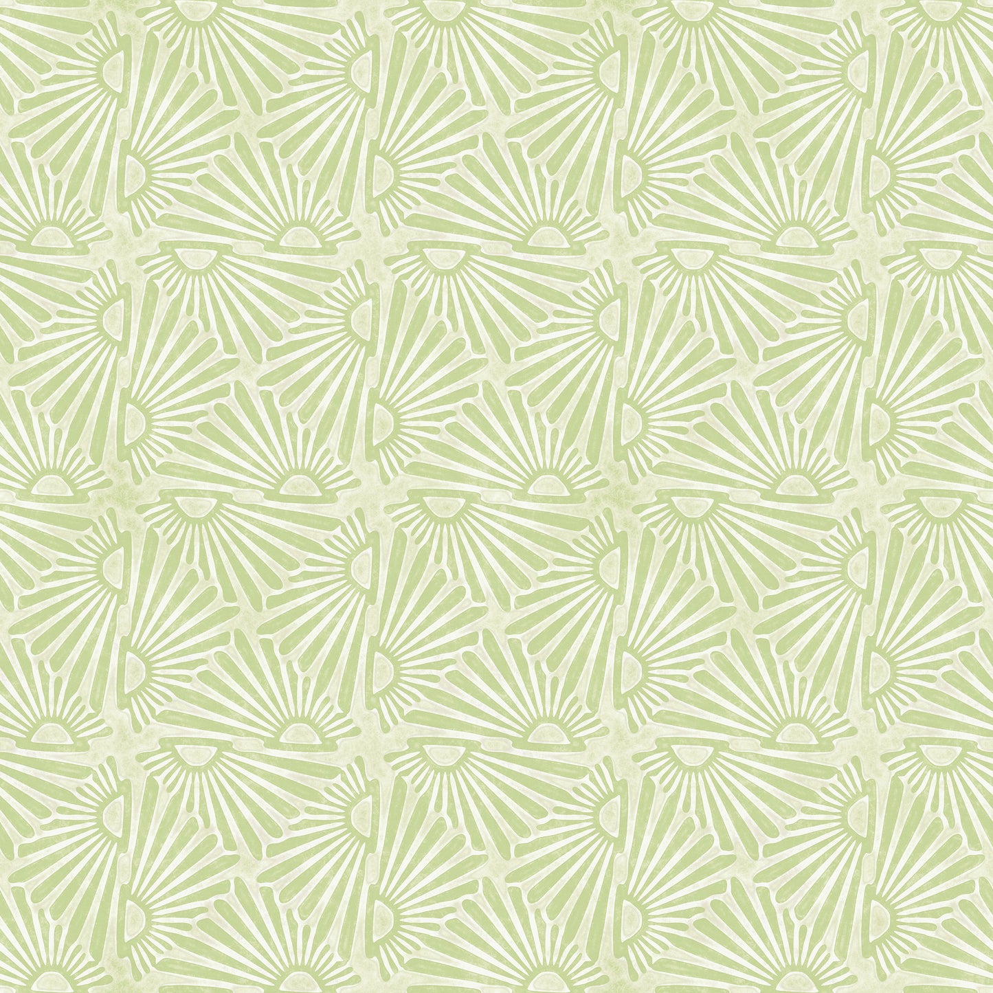 Scallops Apple Green Wallpaper
