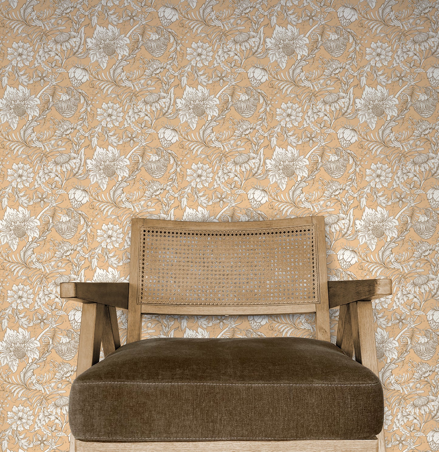 Splendor Cinnamon Wallpaper