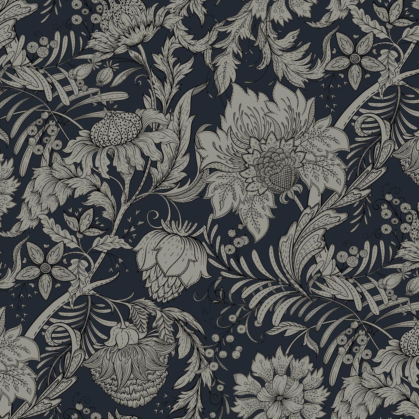 Splendor Grande Deep Blue Wallpaper