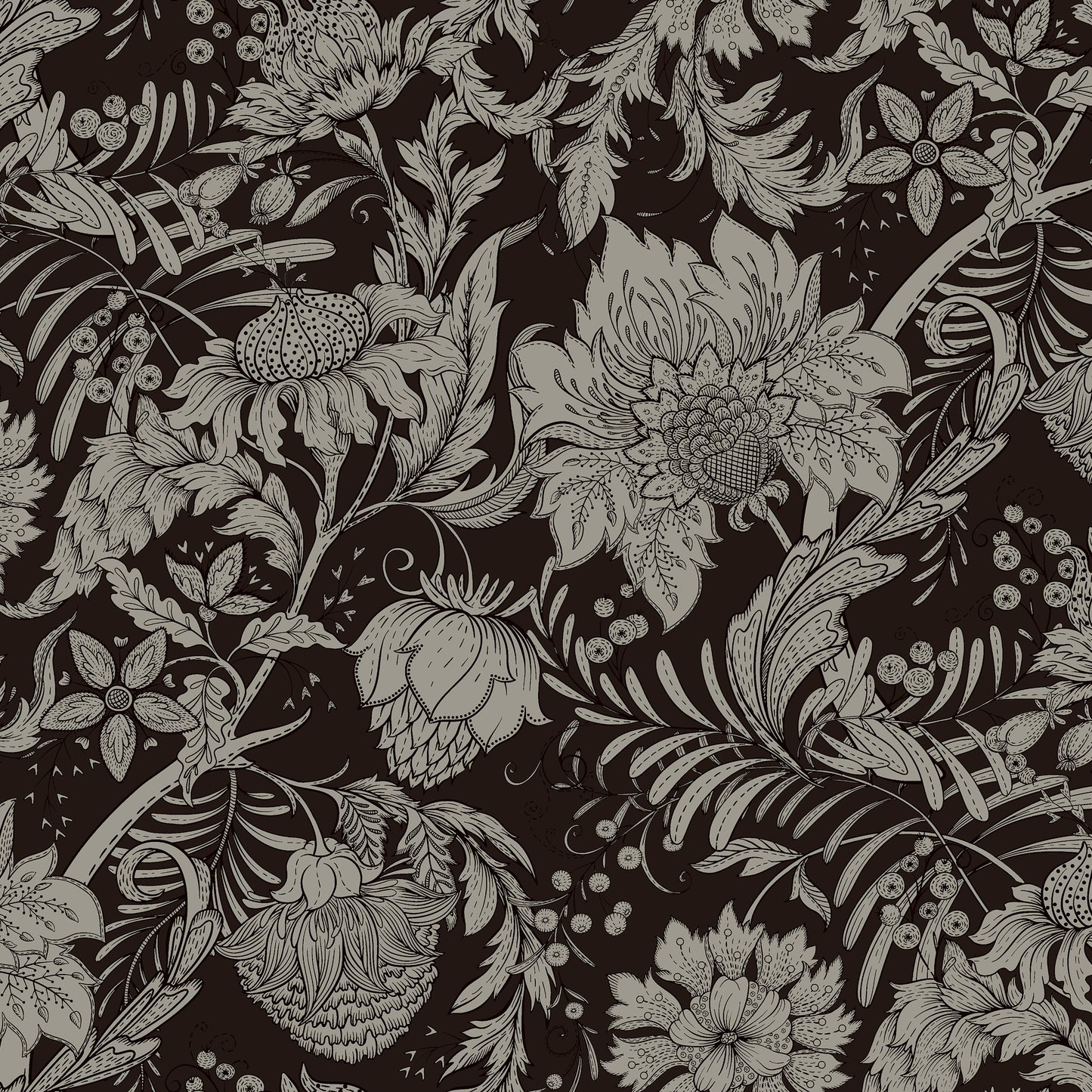Splendor Grande Teak Wallpaper