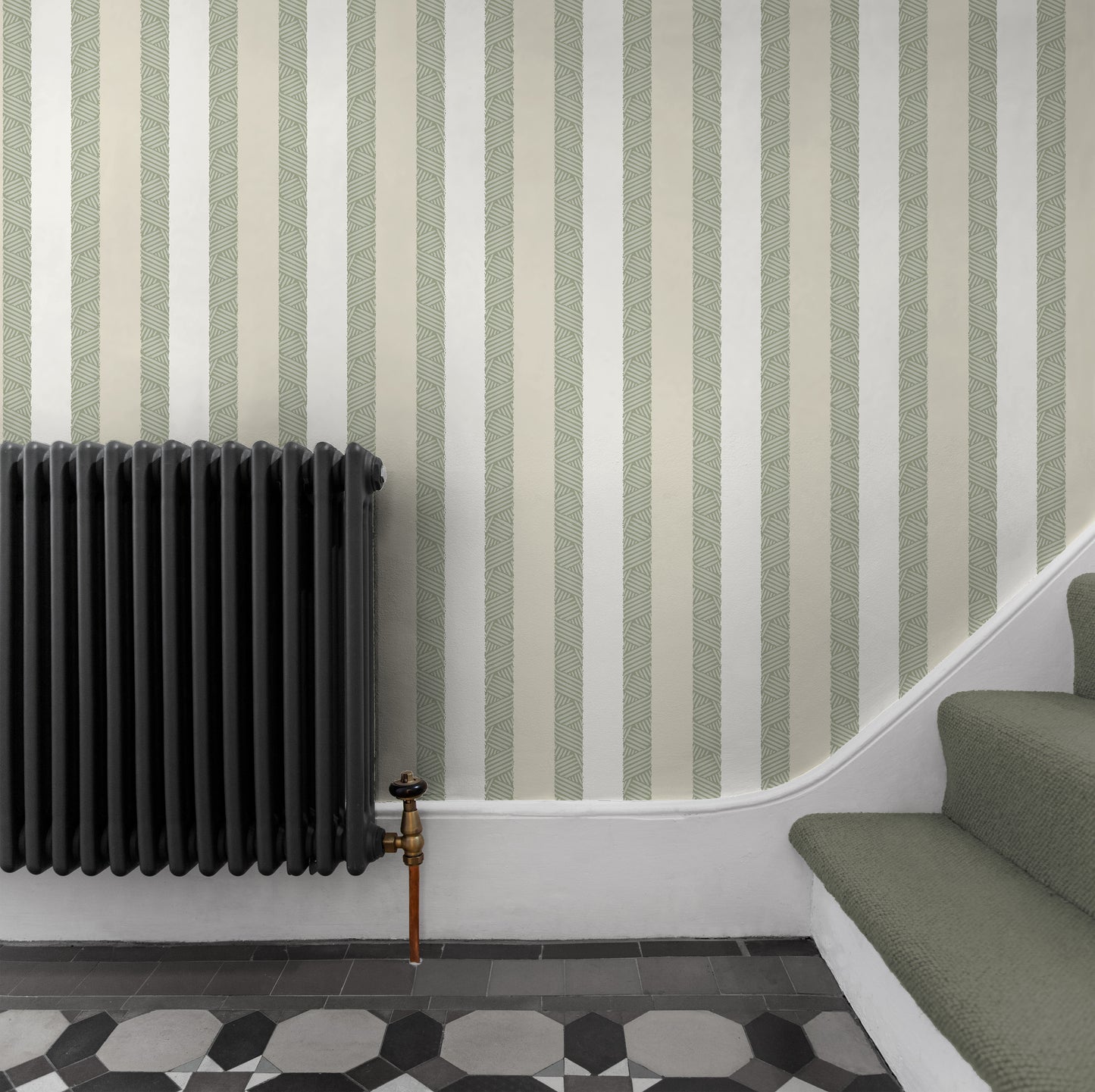 Twisted Stripe Spring Wallpaper