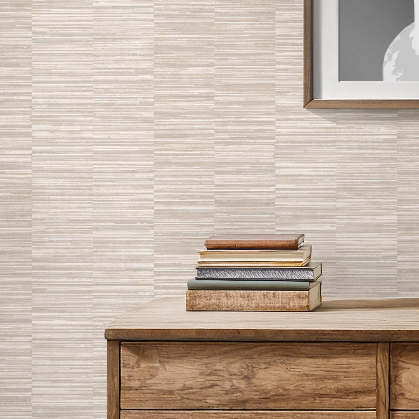 Stacked Linen Wallpaper