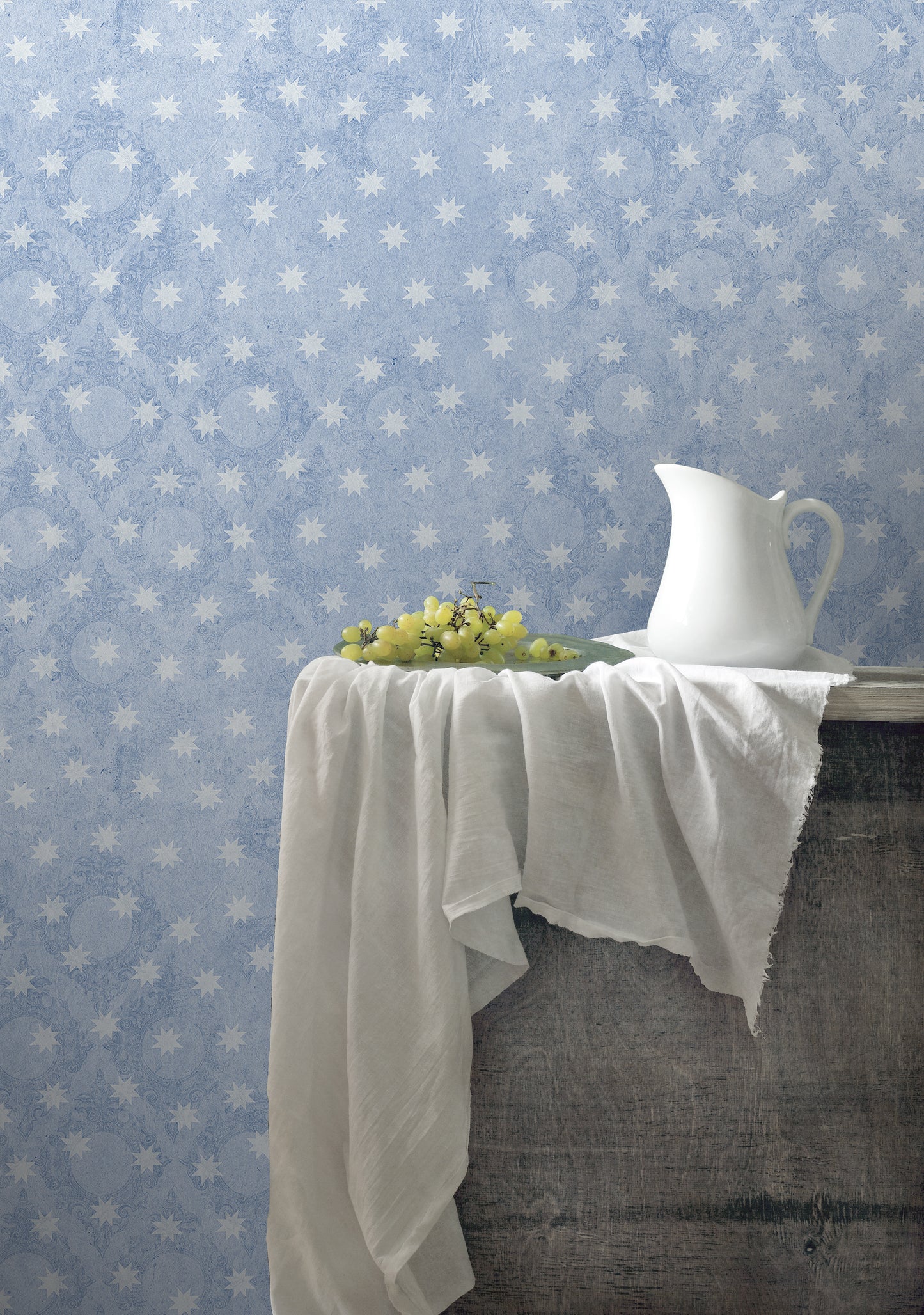 Papier peint denim stellaire