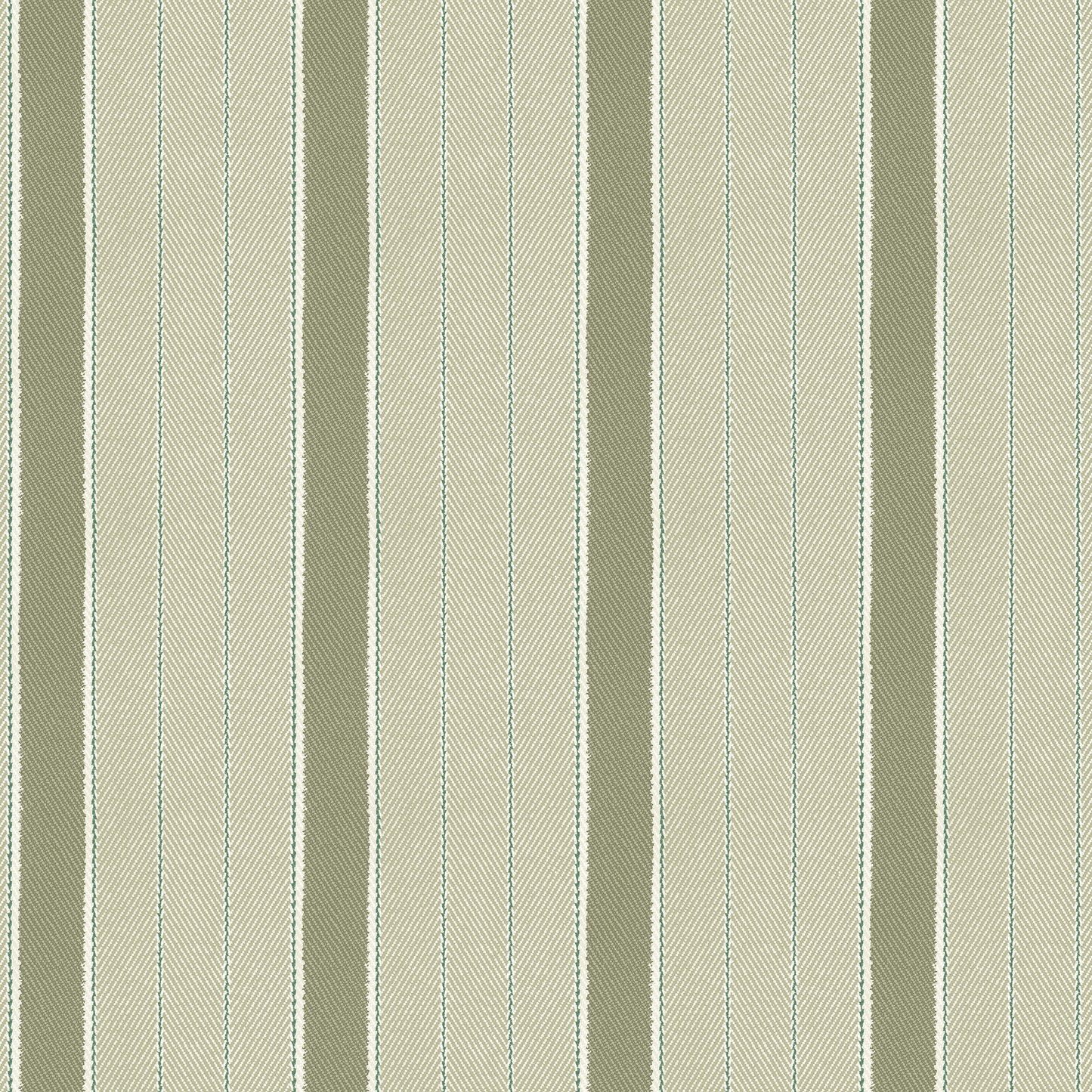 Tailored Stripe Olive Drab Wallpaper