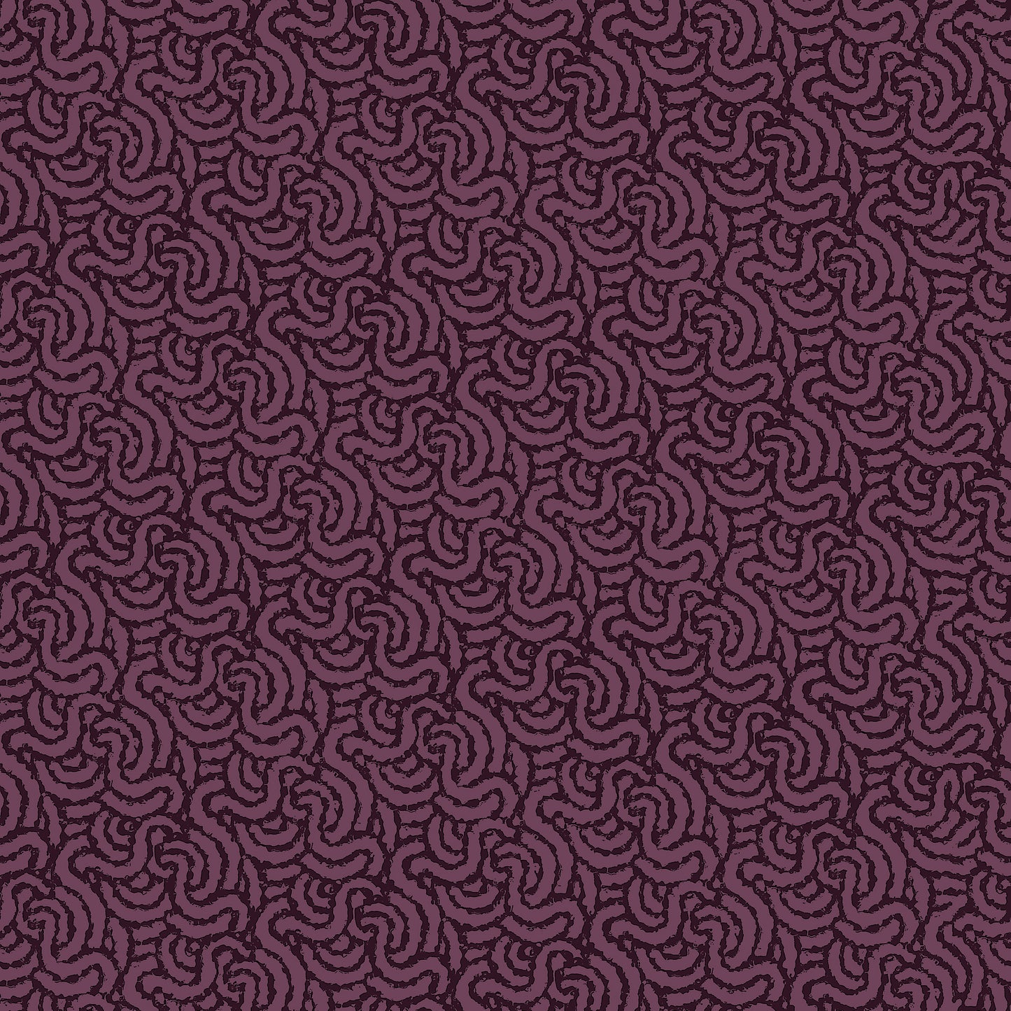Tangle Aubergine Wallpaper