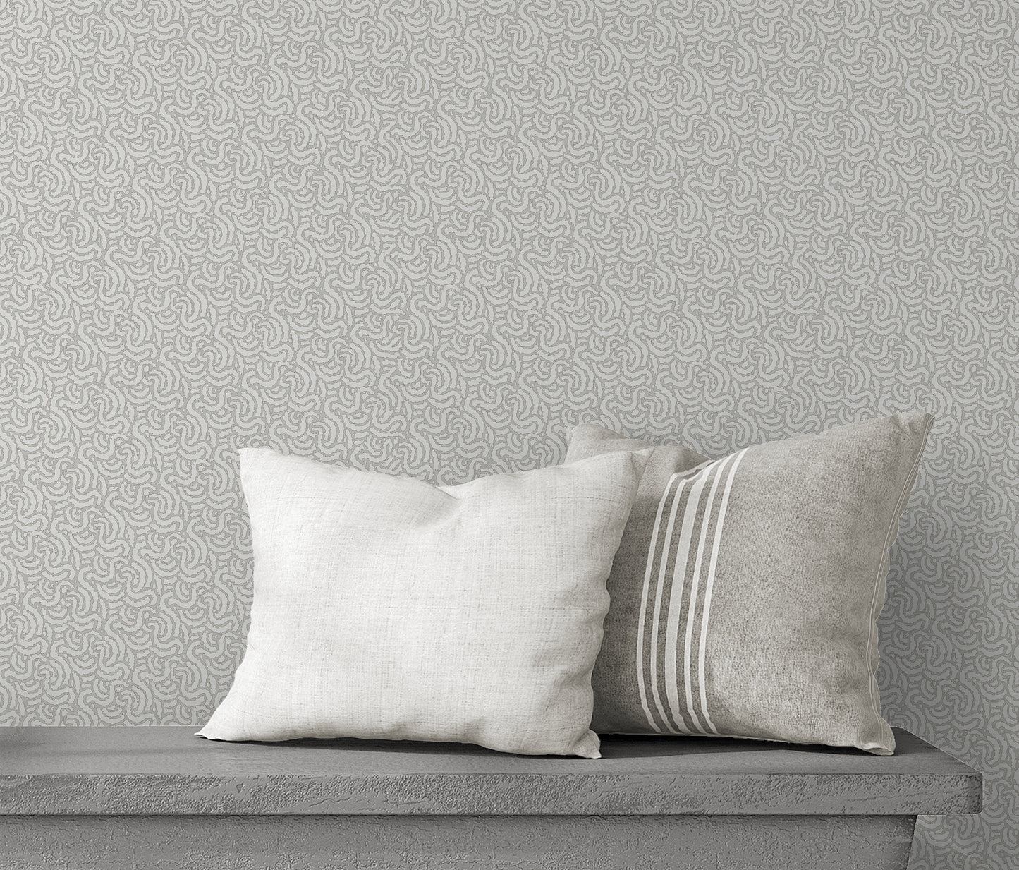 Papier peint Tangle gris chaud