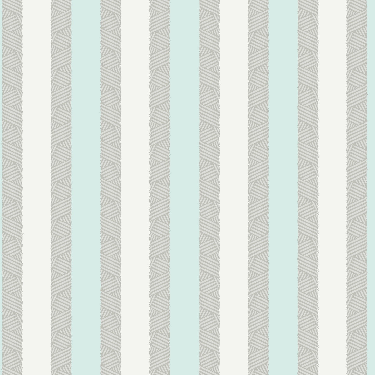 Twisted Stripe Muted Turquoise Wallpaper