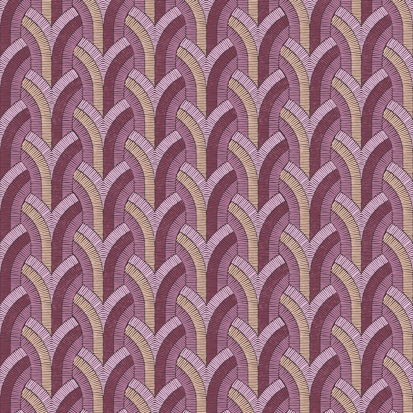 Vaulted Berry Crush Wallpaper